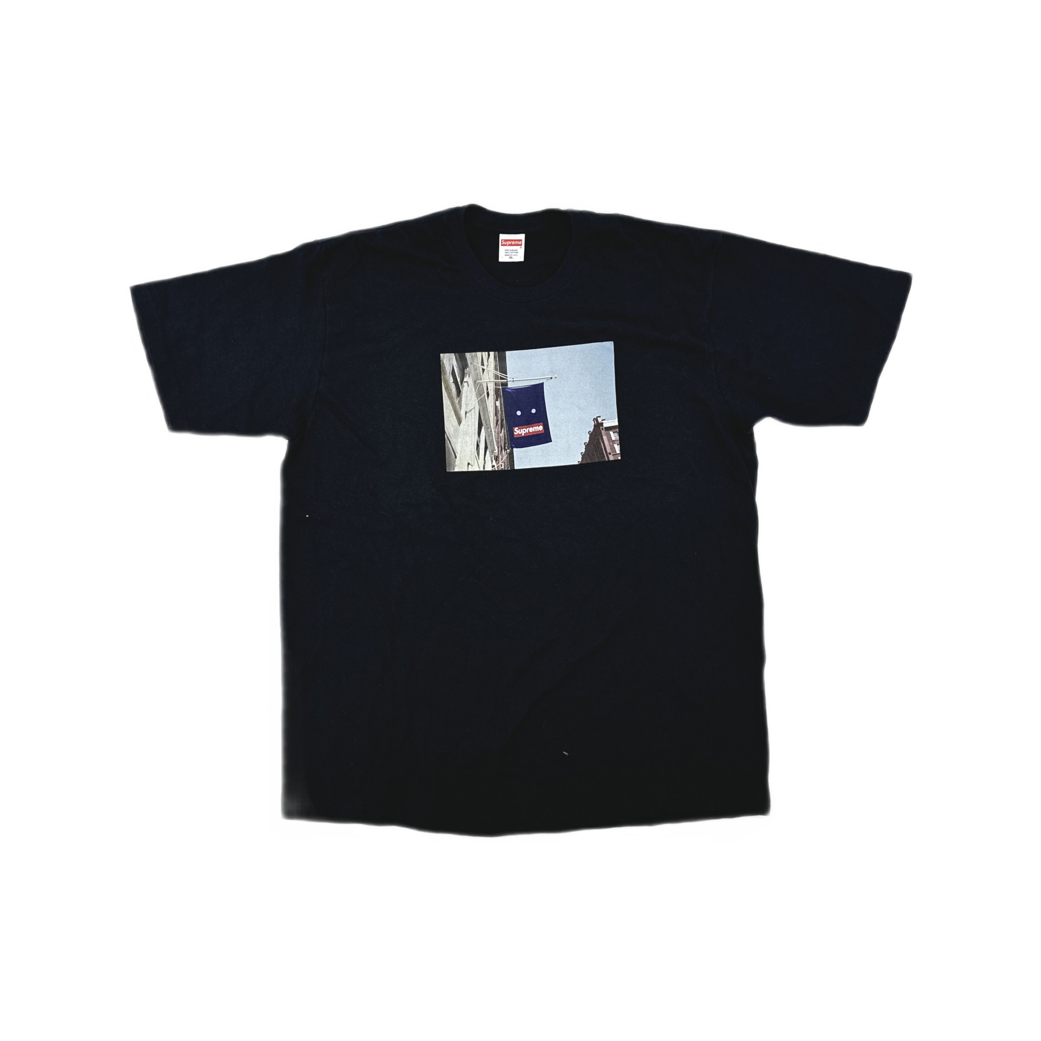 Number (N)ine × Supreme Supreme Number Nine Shut Up Tee Black Size
