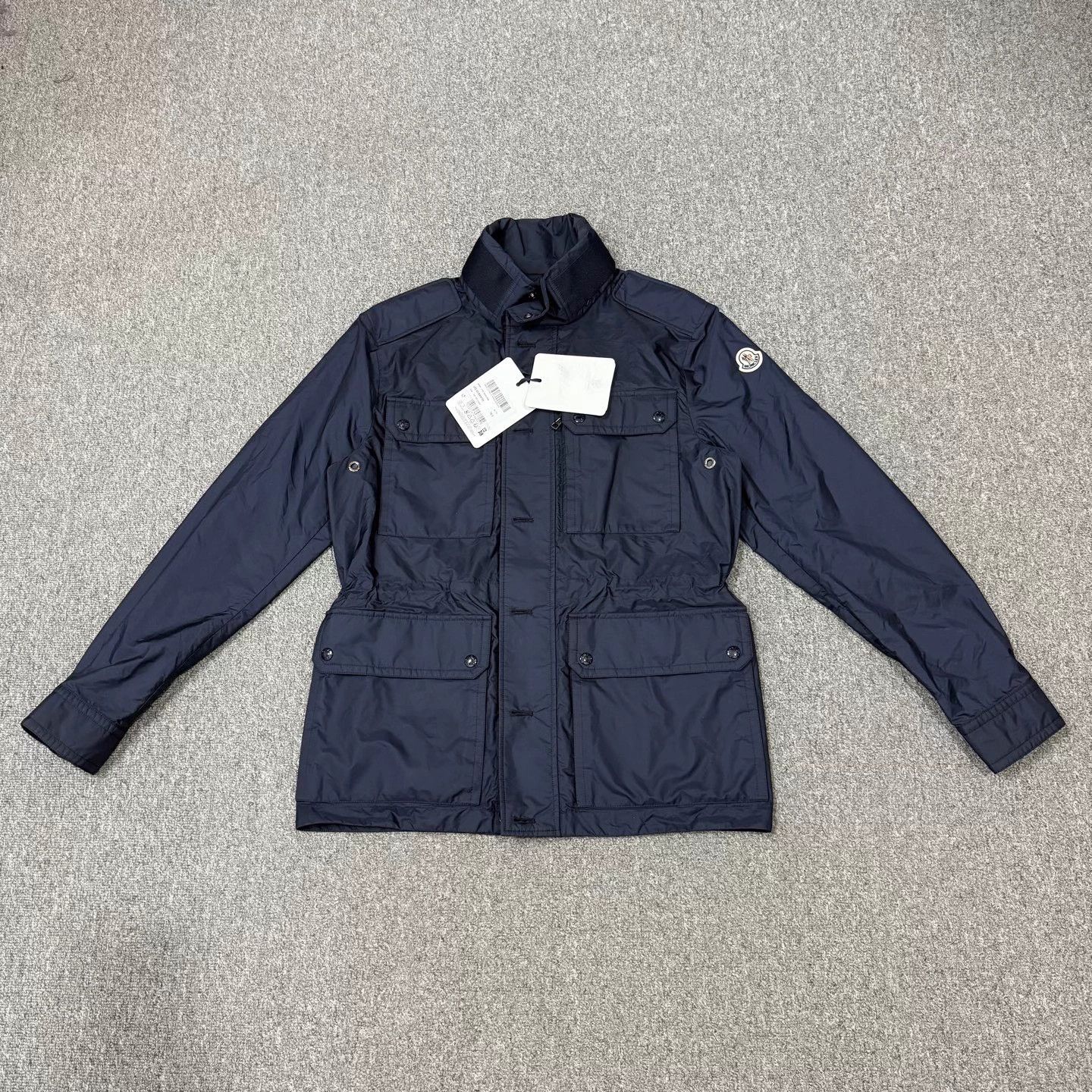 Moncler Moncler Navy Nylon New Jacket 3 Size US L / EU 52-54 / 3 - 1 Thumbnail