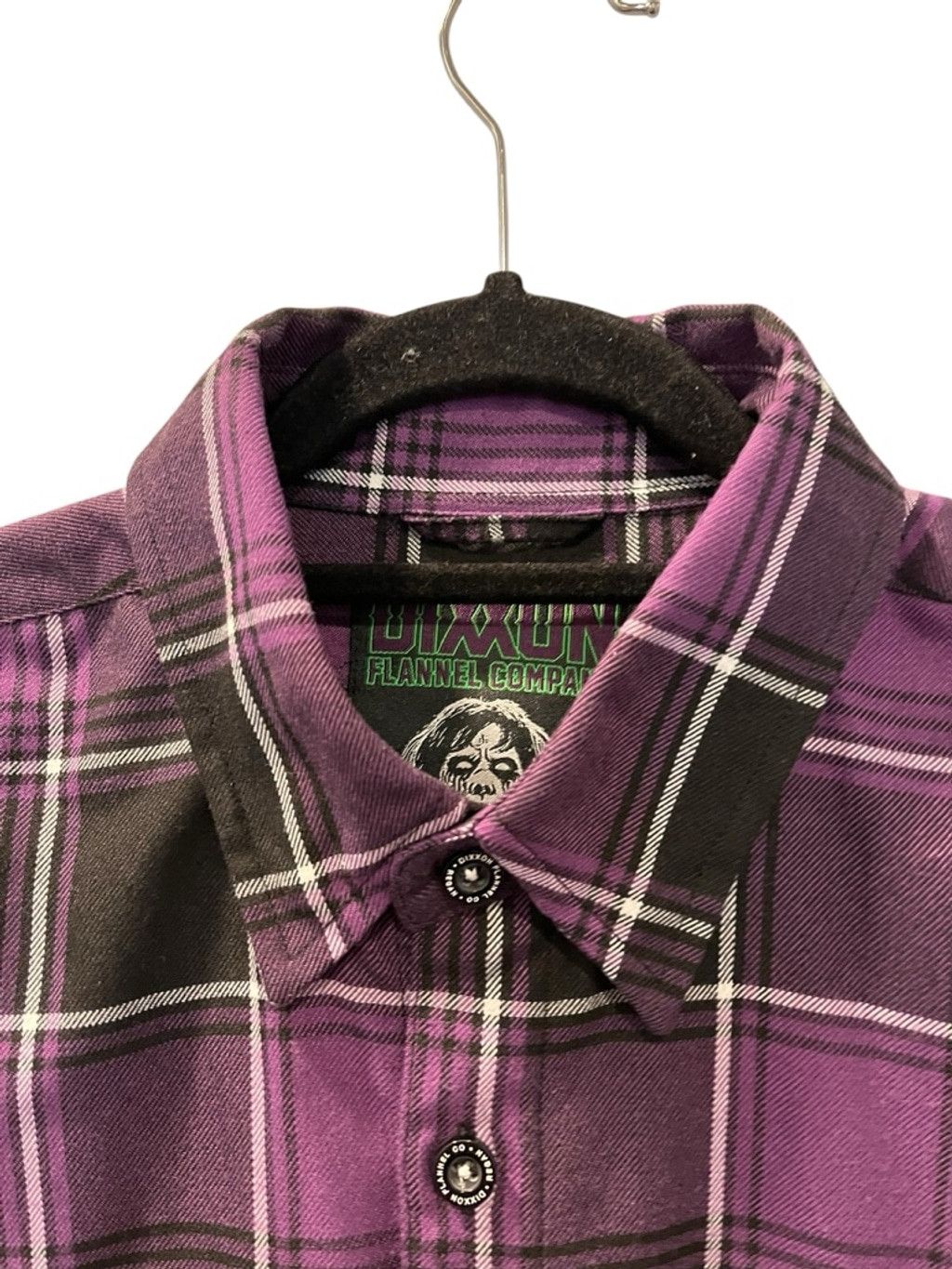 Dixxon Dixxon Flannel Regan Purple Plaid Exorcist Horror Shirt M Size US L / EU 52-54 / 3 - 4 Thumbnail