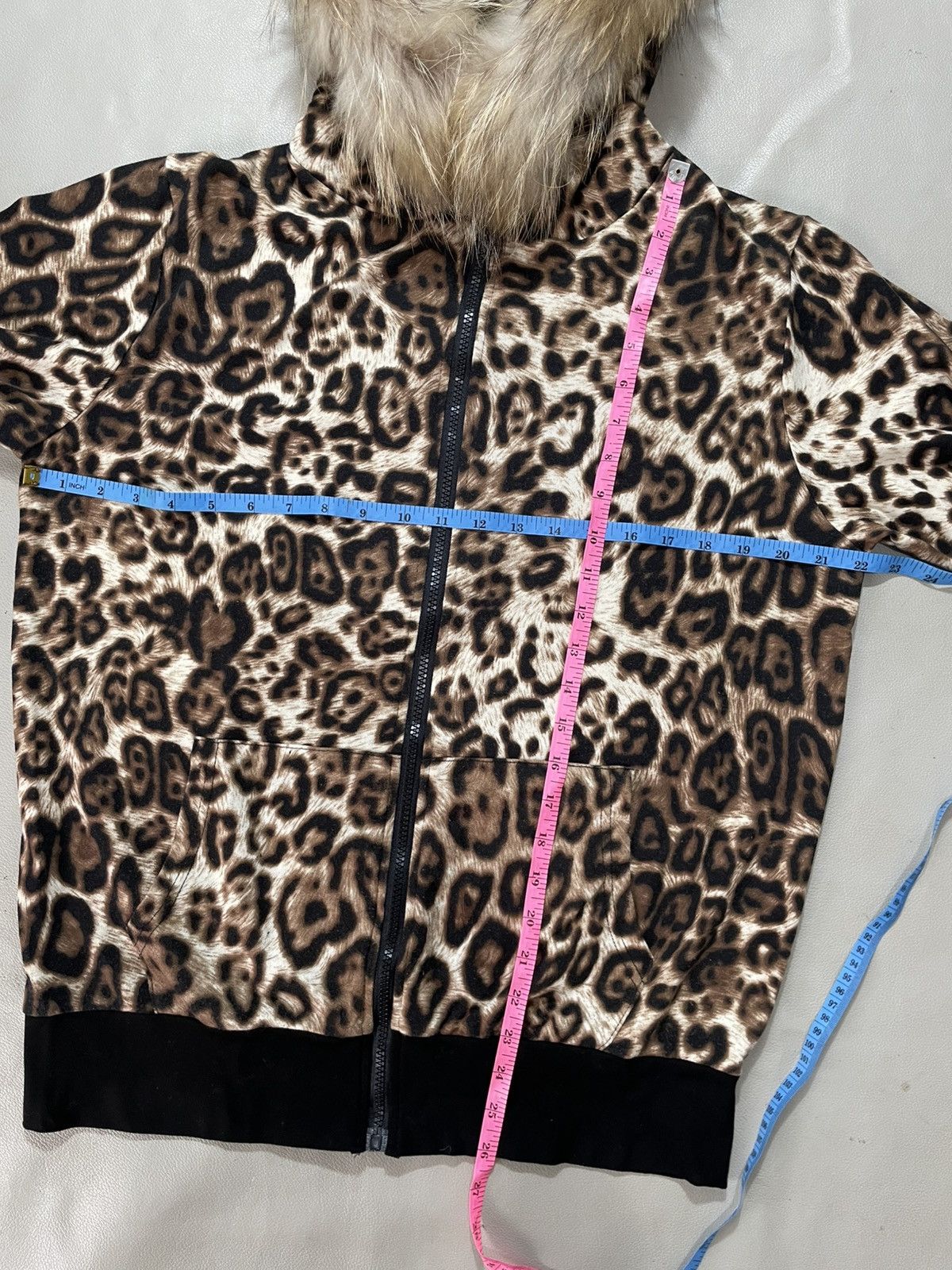 If Six Was Nine Vintage Leopard faux Fur Hoodie Ifsixwasnine Lgb Style Size US L / EU 52-54 / 3 - 4 Thumbnail