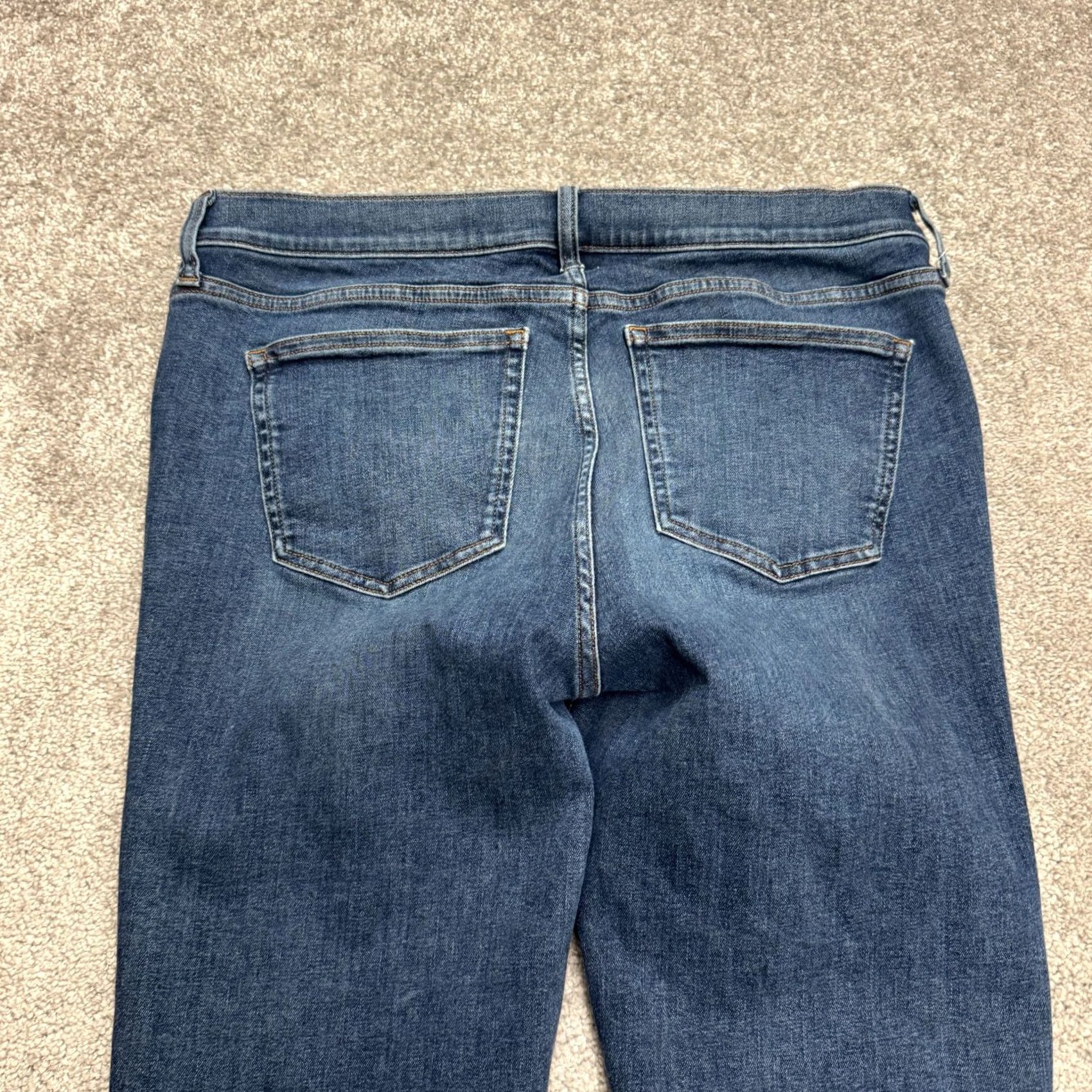 J.Crew J.Crew Jeans Toothpick Denim Skinny 32 Tall Blue Medium Wash Women Regular Fit Vintage No (whether to include vintage) Size 24" / US 00 / IT 34 - 5 Thumbnail