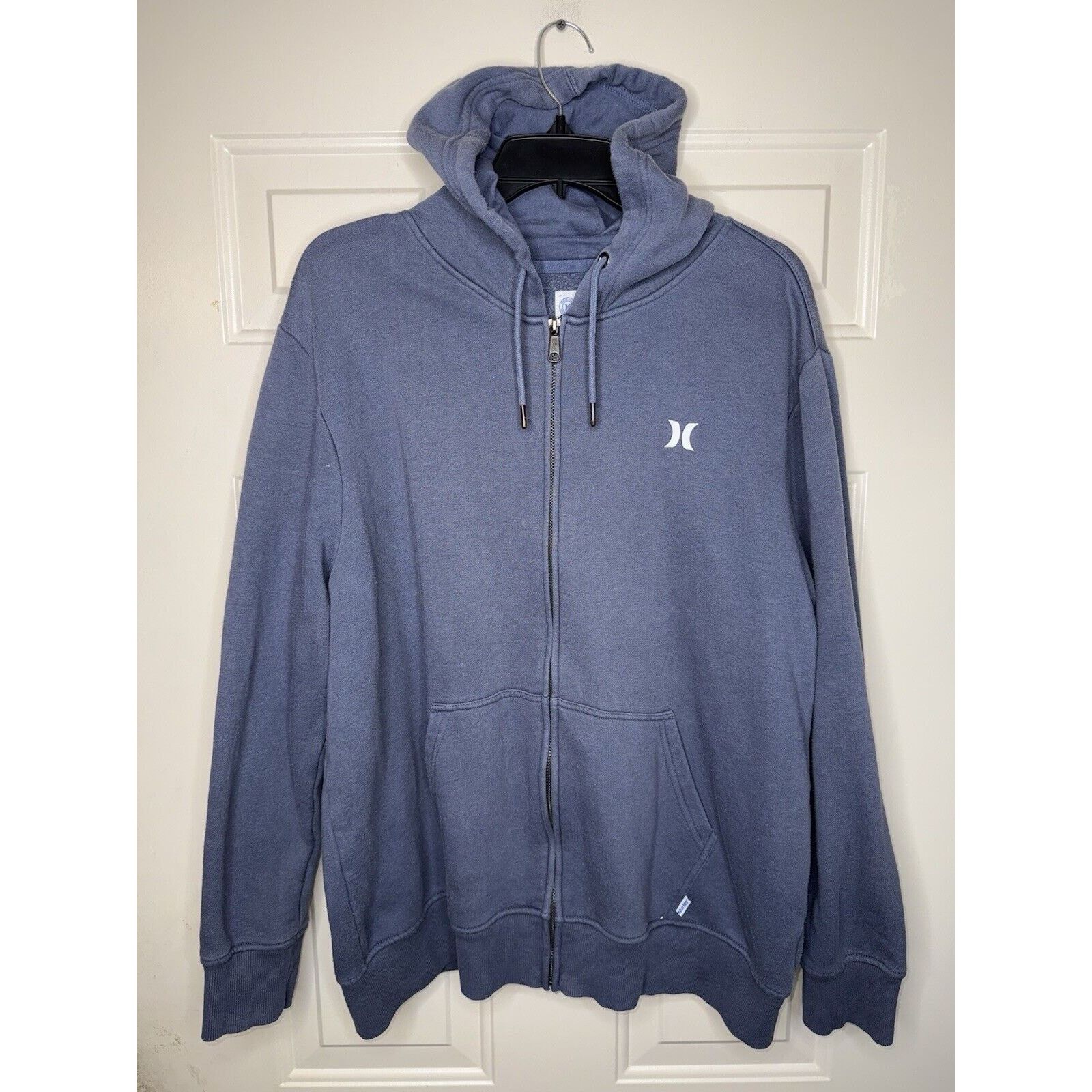 Hurley Hurley Blue Gray Hoodie Sweatshirt Men’s Large Full Zip Logo Size US L / EU 52-54 / 3 - 1 Thumbnail