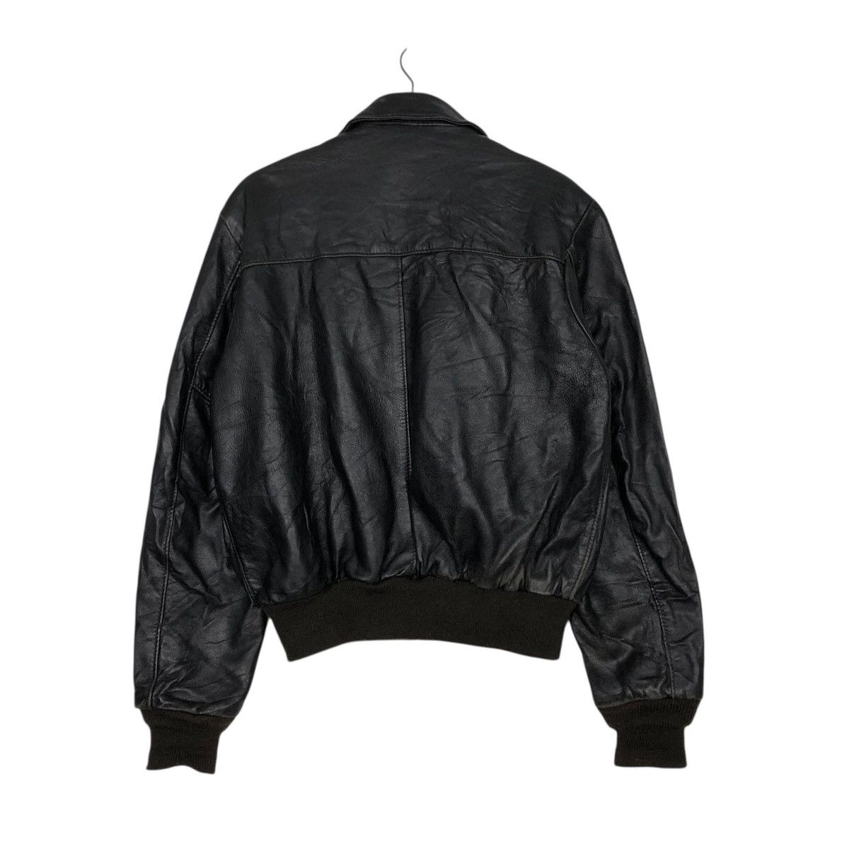Schott 🔥VINTAGE BIKER LEATHER JACKET SCHOTT MADE IN USA BLANKET Size US M / EU 48-50 / 2 - 10 Thumbnail