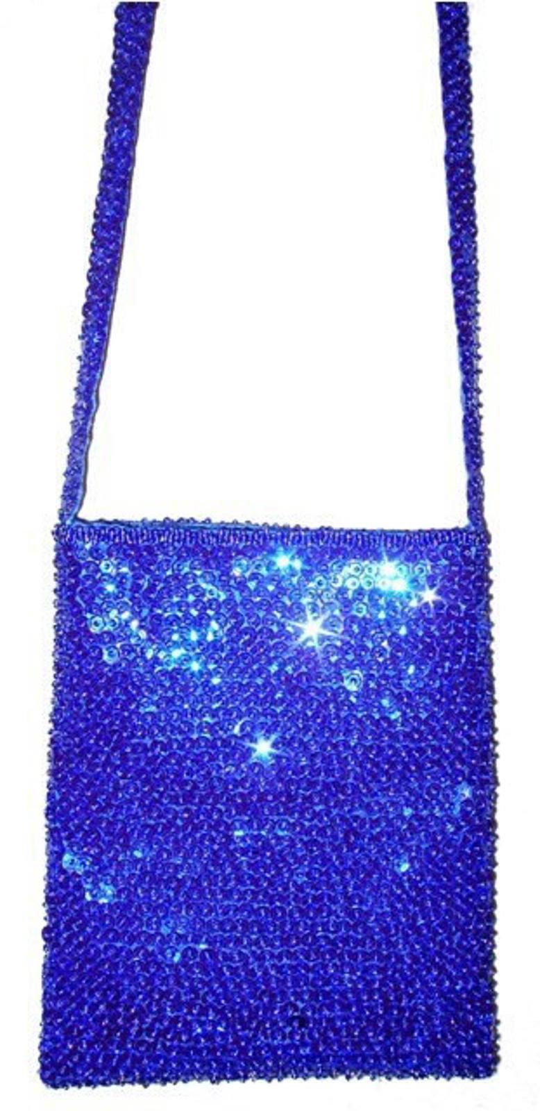 Designer Sequin Purse ROYAL BLUE Size ONE SIZE - 1 Preview