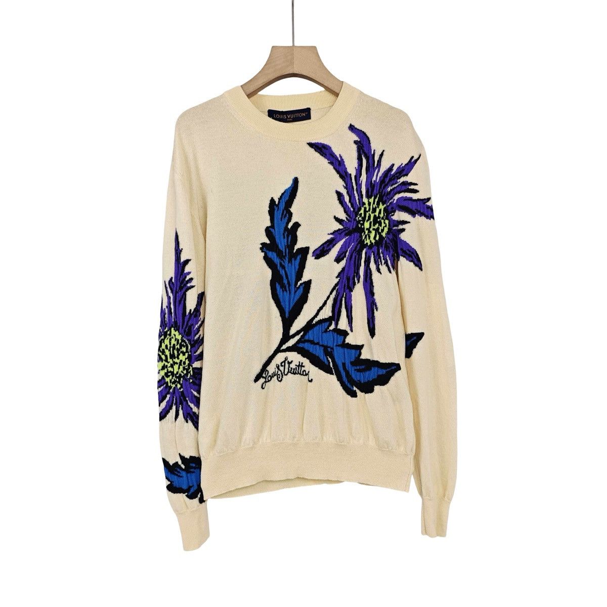 Louis Vuitton Louis Vuitton thistle intarsia knit pullover sweater Size US M / EU 48-50 / 2 - 1 Thumbnail