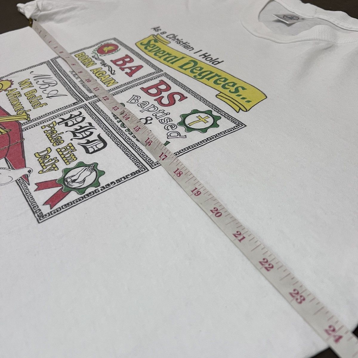 Other Vintage Several Degrees Jesus God Holy Bible Promo Tee XL Size US XL / EU 56 / 4 - 8 Thumbnail