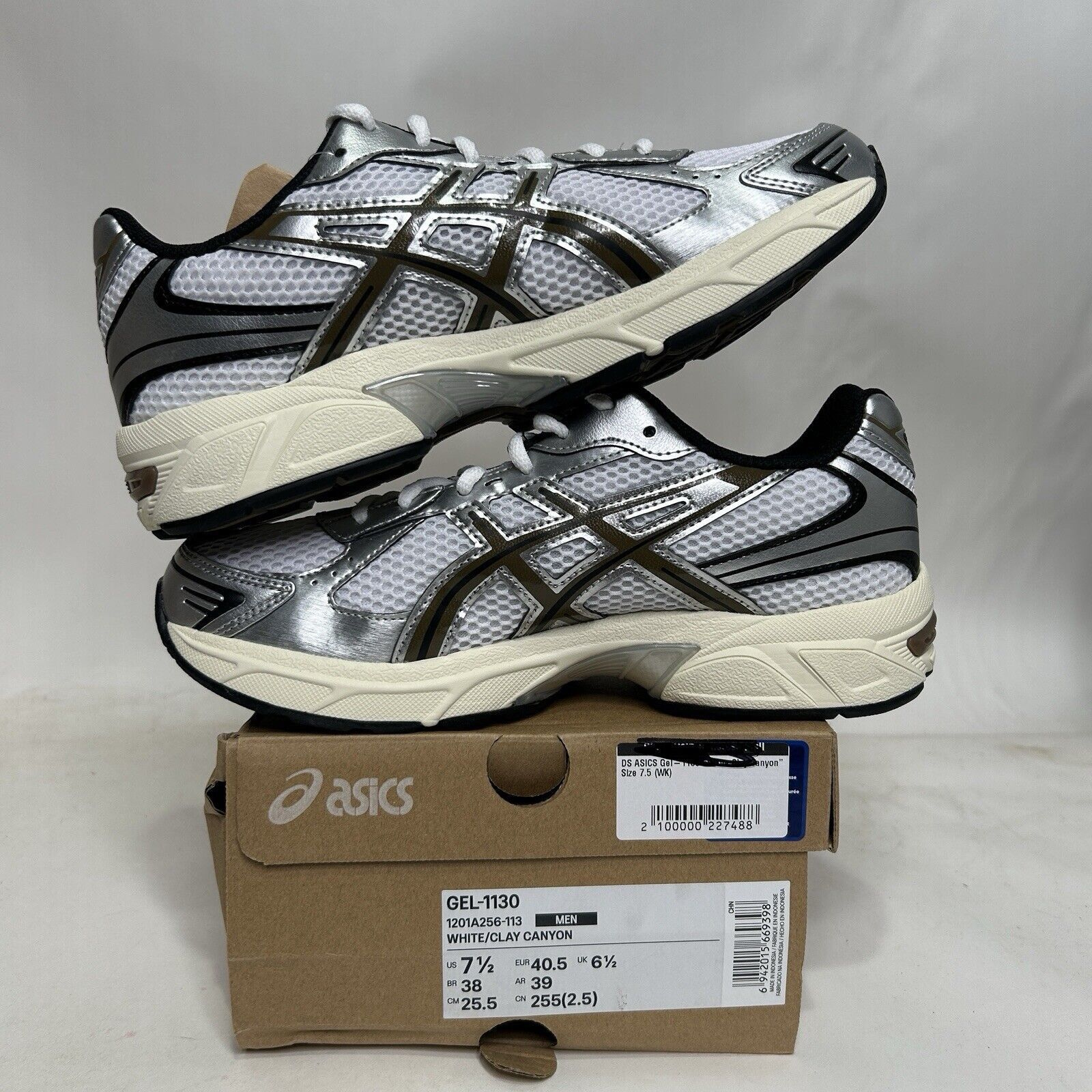Asics ASICS Gel-1130 “White Clay Canyon” 2024 Size US 9 / IT 39 - 3 Thumbnail