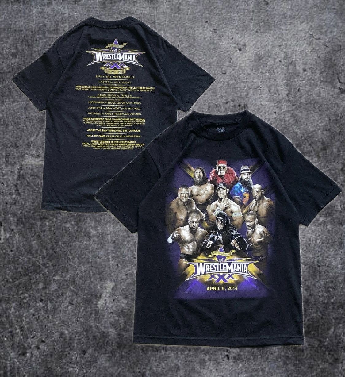 WWE WWE tour Tee WWF Wrestling Triple H John Cena CM Punk Size US M / EU 48-50 / 2 - 1 Thumbnail