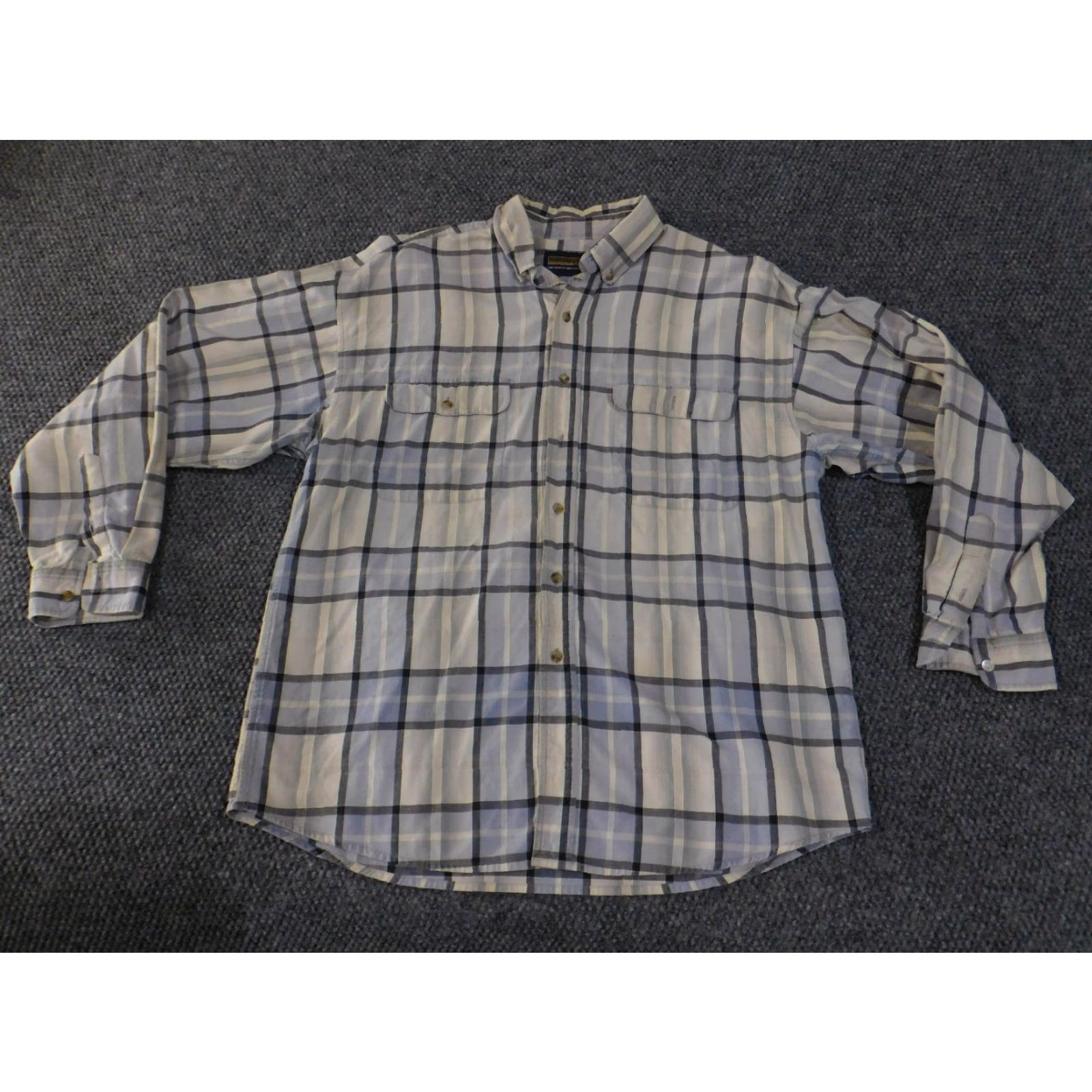 Vintage Panhandle Slim Button-Up Shirt Mens L Blue Plaid Western Snap Front Size US L / EU 52-54 / 3 - 5 Thumbnail