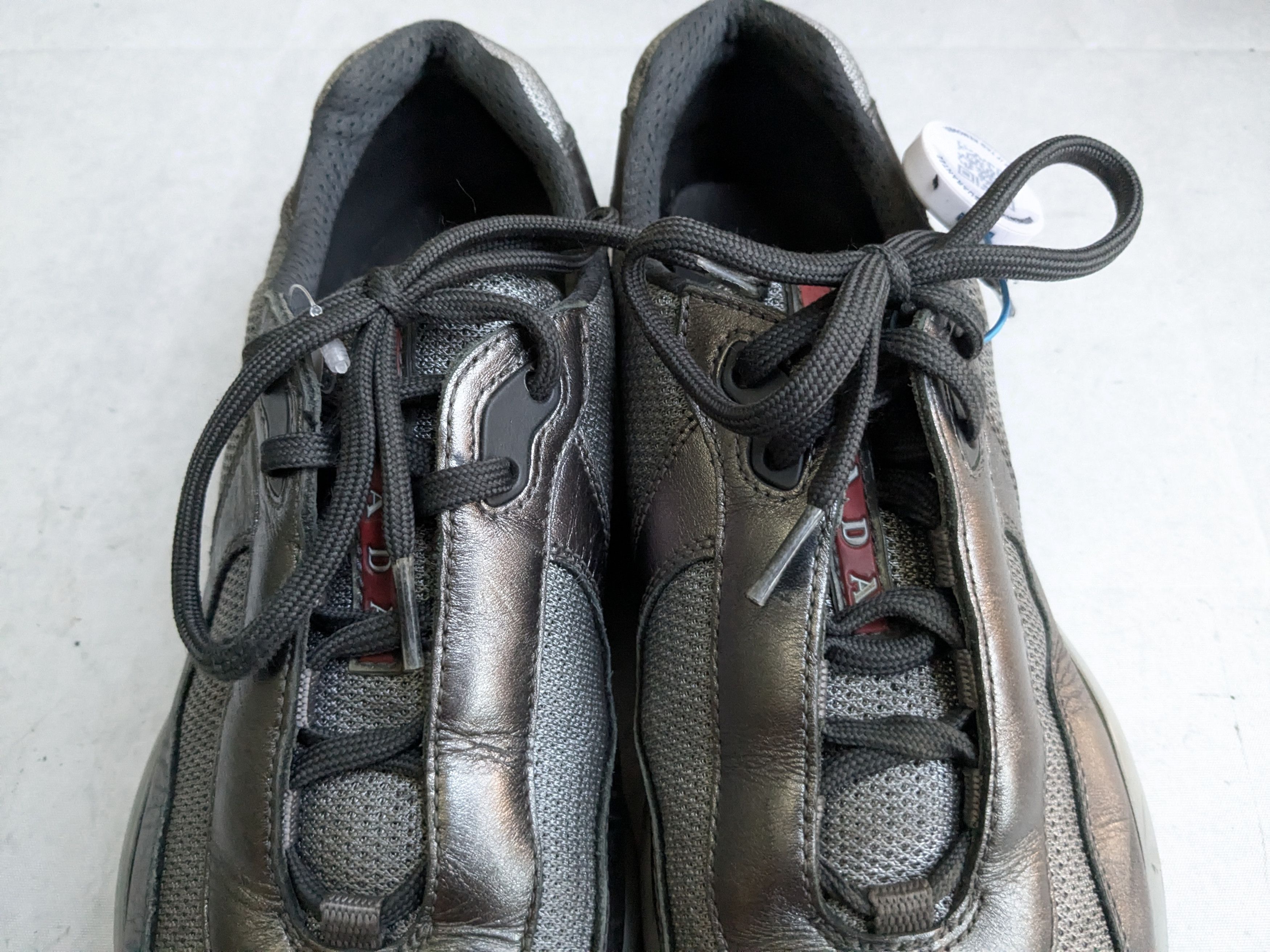 Prada Prada America's Cup Sneakers Silver 9 Low Tops Size US 9 / EU 42 - 8 Thumbnail
