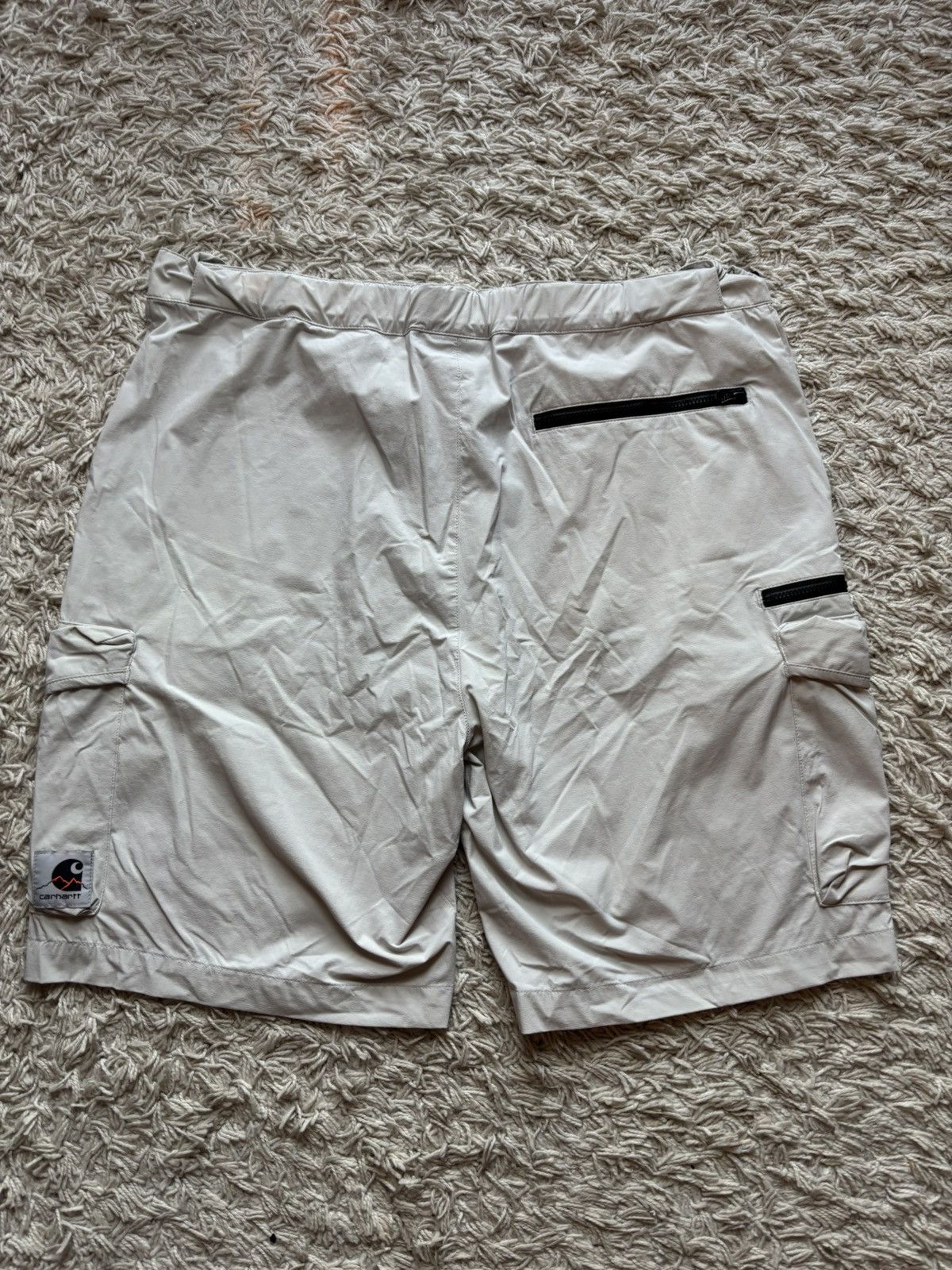 Carhartt × Vintage ⚒️Vintage Streetwear Shorts Carhartt Boxi Logo Size US 32 / EU 48 - 1 Thumbnail
