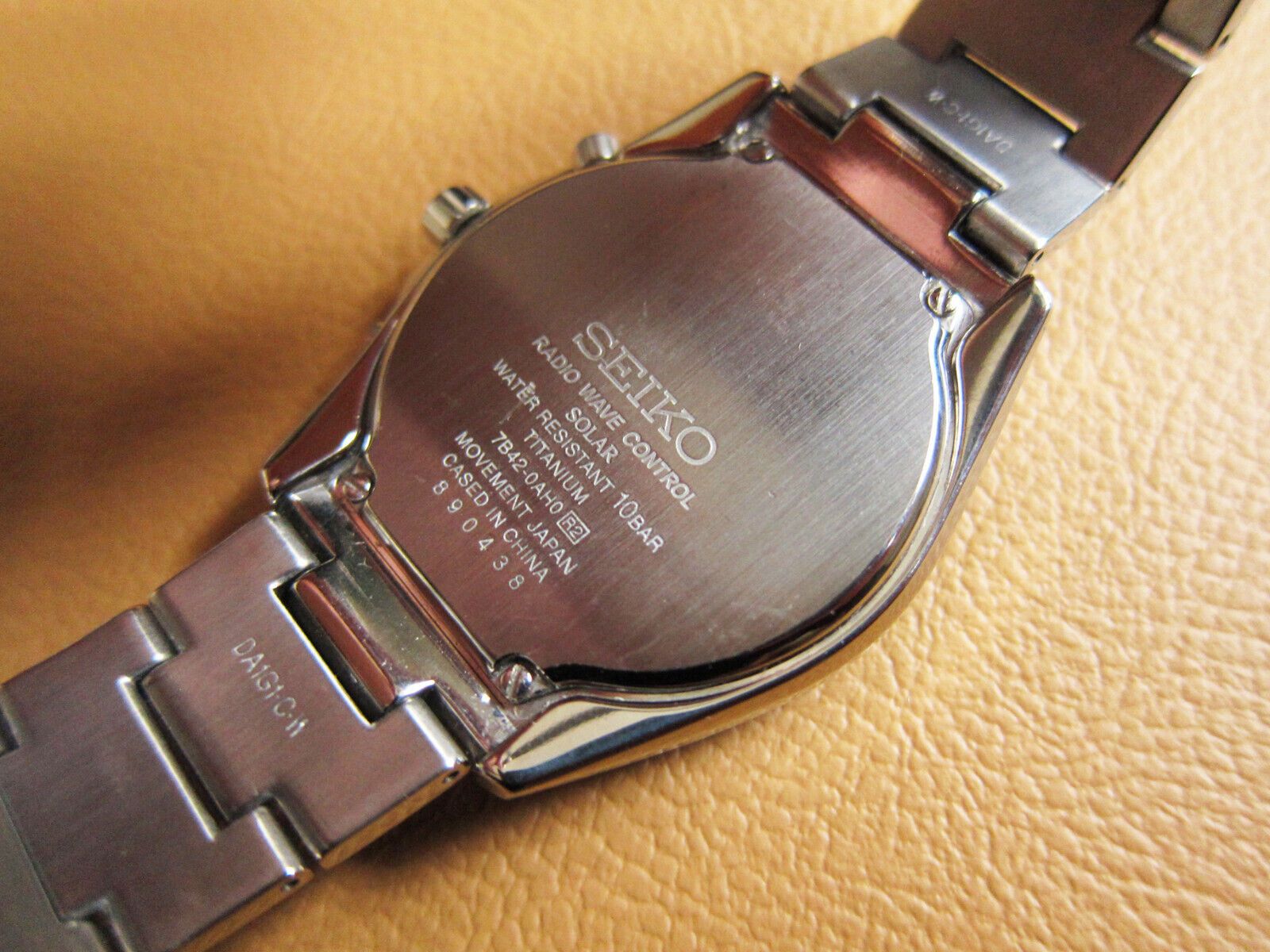 Seiko SEIKO 7B42-0AH0 Solar RadioWave Control Titanium Men's Watch Size ONE SIZE - 10 Thumbnail