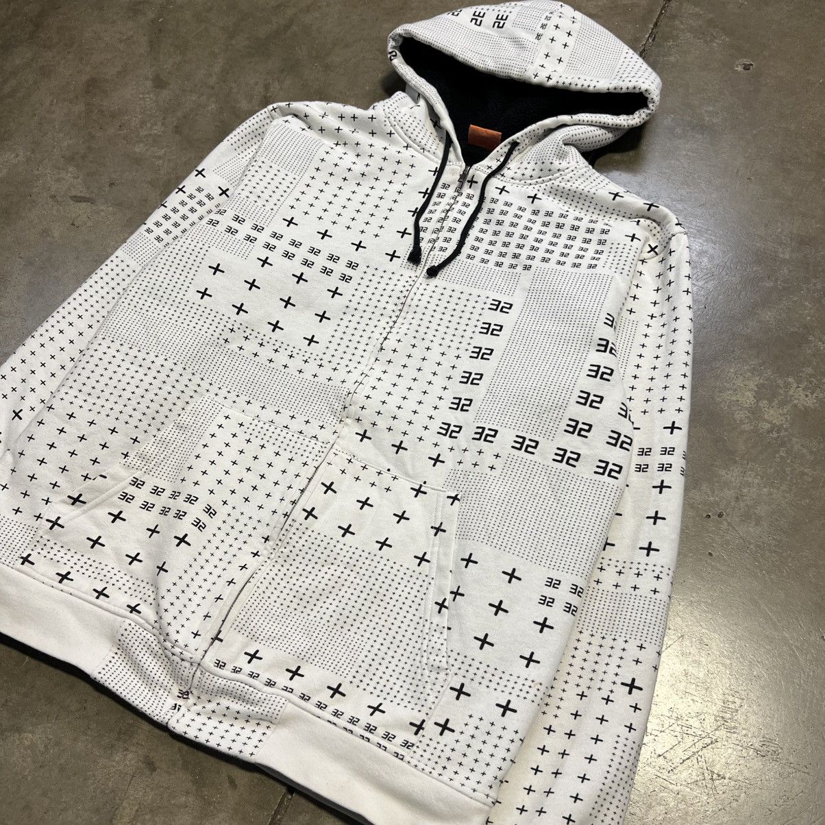 Vintage Vintage Y2K thirty two Zip Up Hoodie Sweatshirt Skater Cyber Size US L / EU 52-54 / 3 - 3 Thumbnail