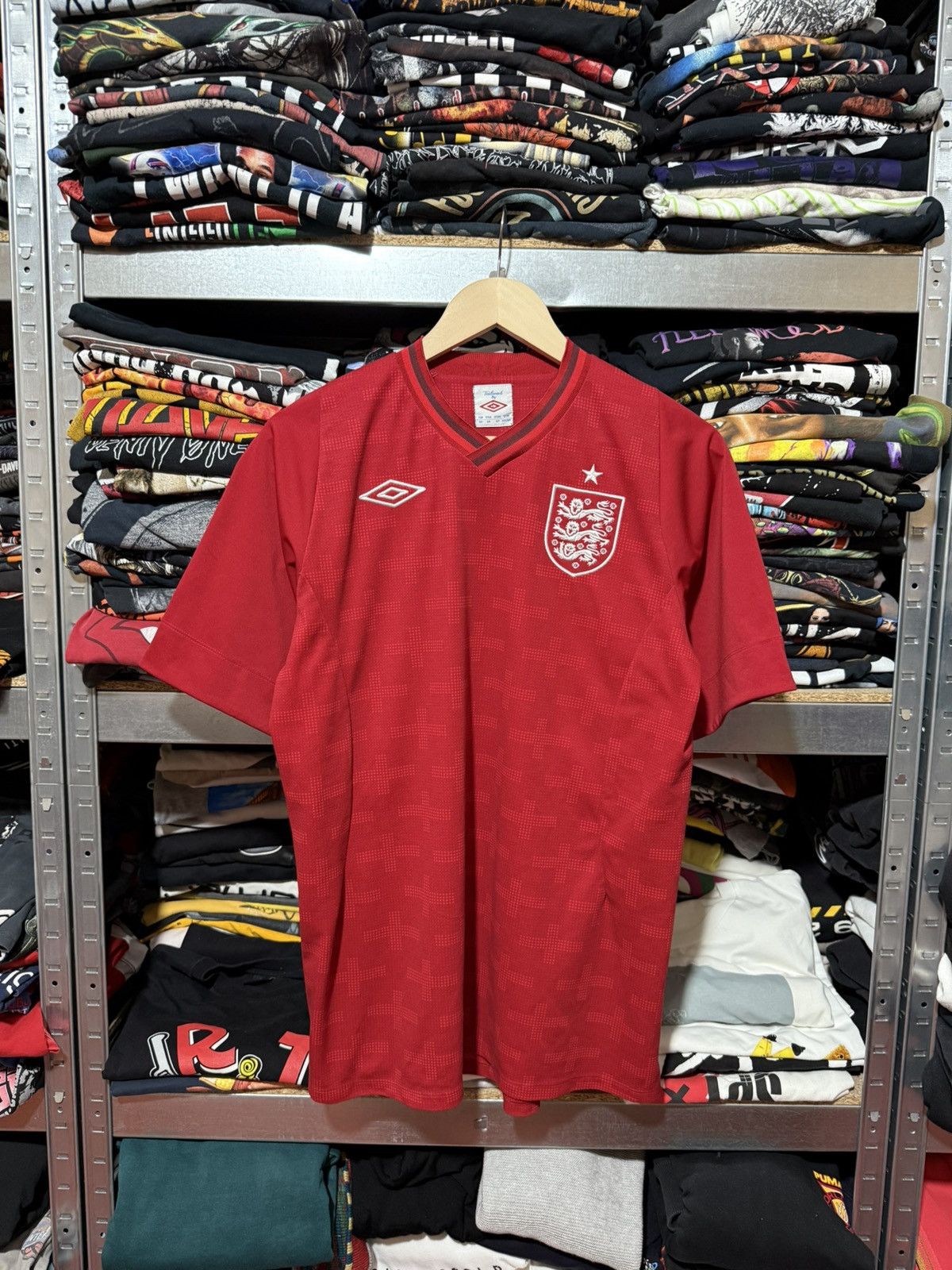 Umbro Rare Umbro England 2012 2013 Goalkeeper Home Soccer Jersey Size US L / EU 52-54 / 3 - 1 Thumbnail