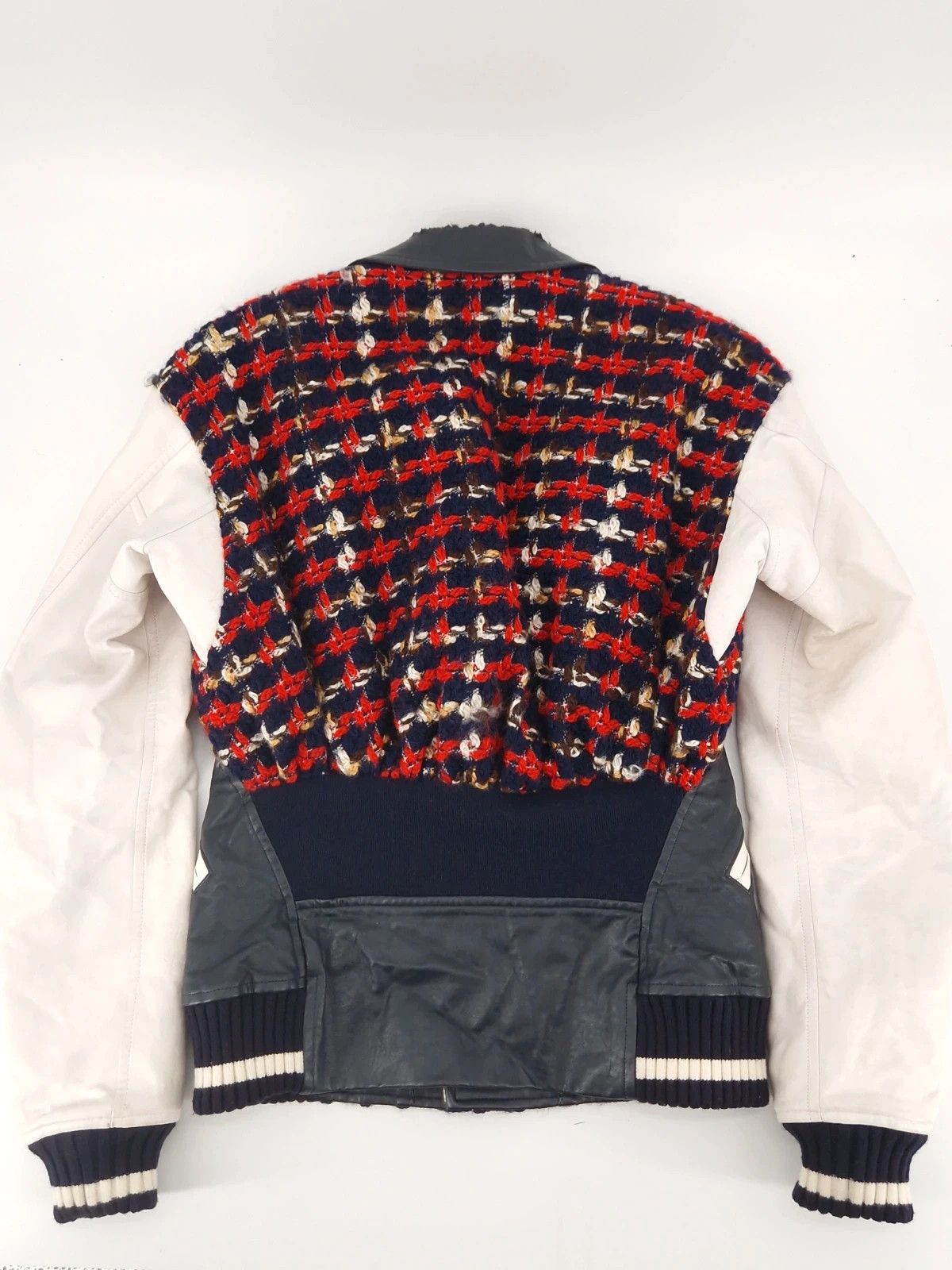Junya Watanabe Junya Watanabe Tweed & Faux Leather Hybrid Biker Jacket Size M / US 6-8 / IT 42-44 - 11 Thumbnail