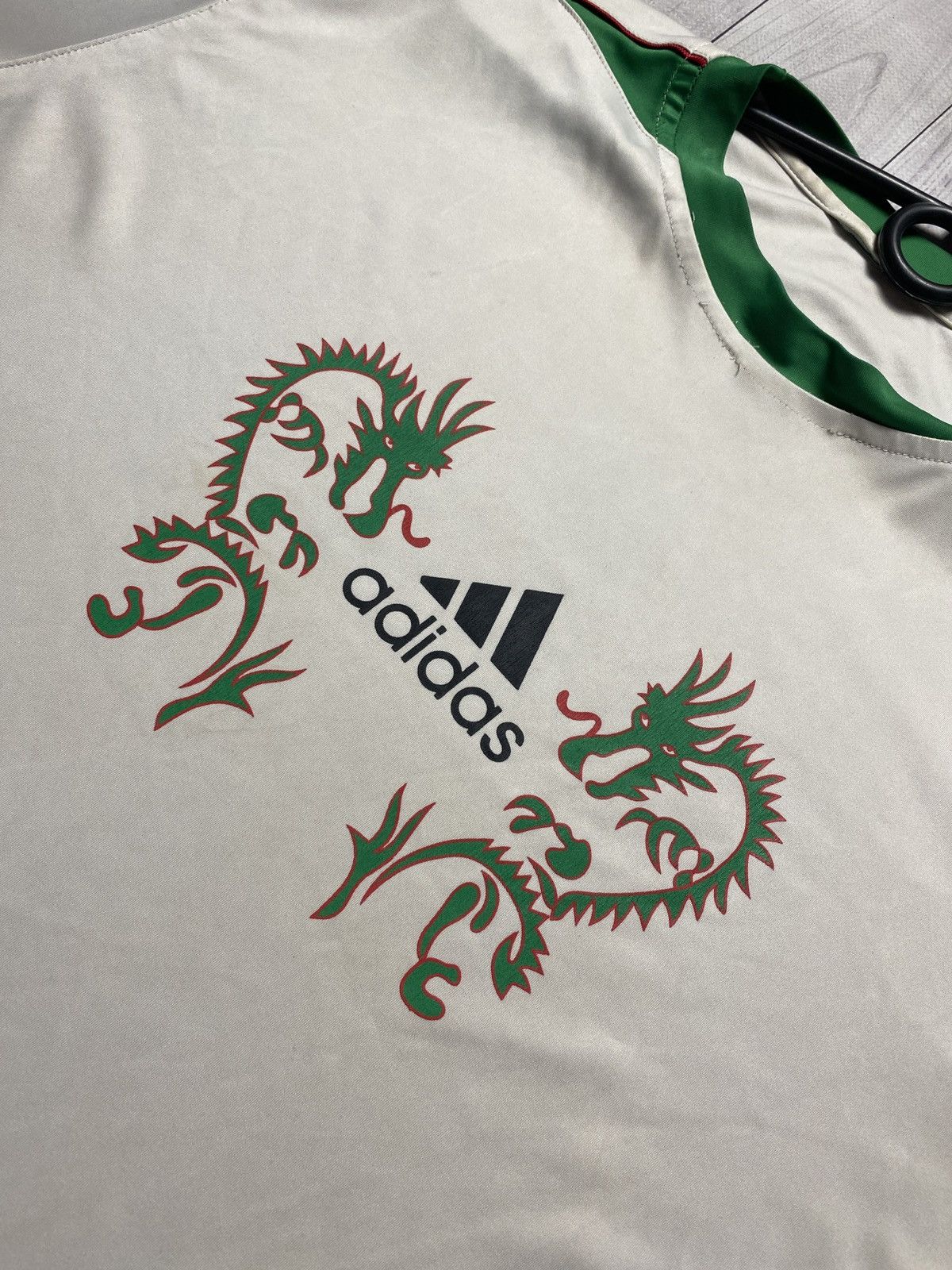 Other Vintage Adidas Mexico 🇲🇽 dragons 🐉 jersey rare Size US L / EU 52-54 / 3 - 2 Thumbnail