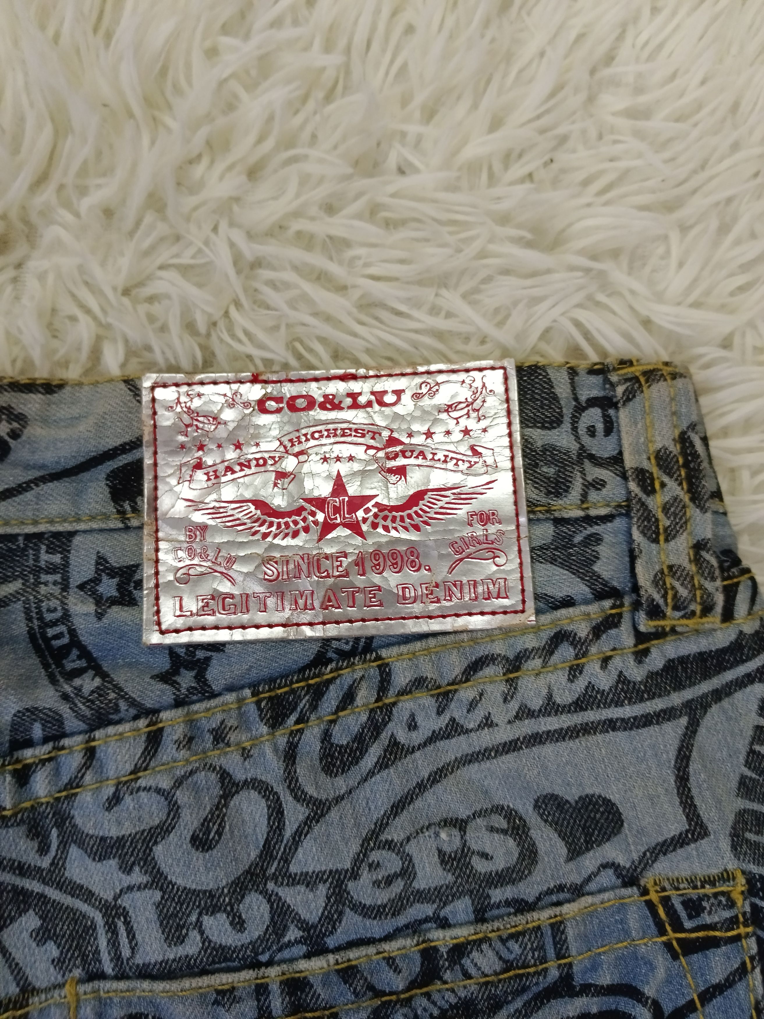 Japanese Brand INSANE 90s CO&LU FULLPRINT Size US 33 - 6 Thumbnail
