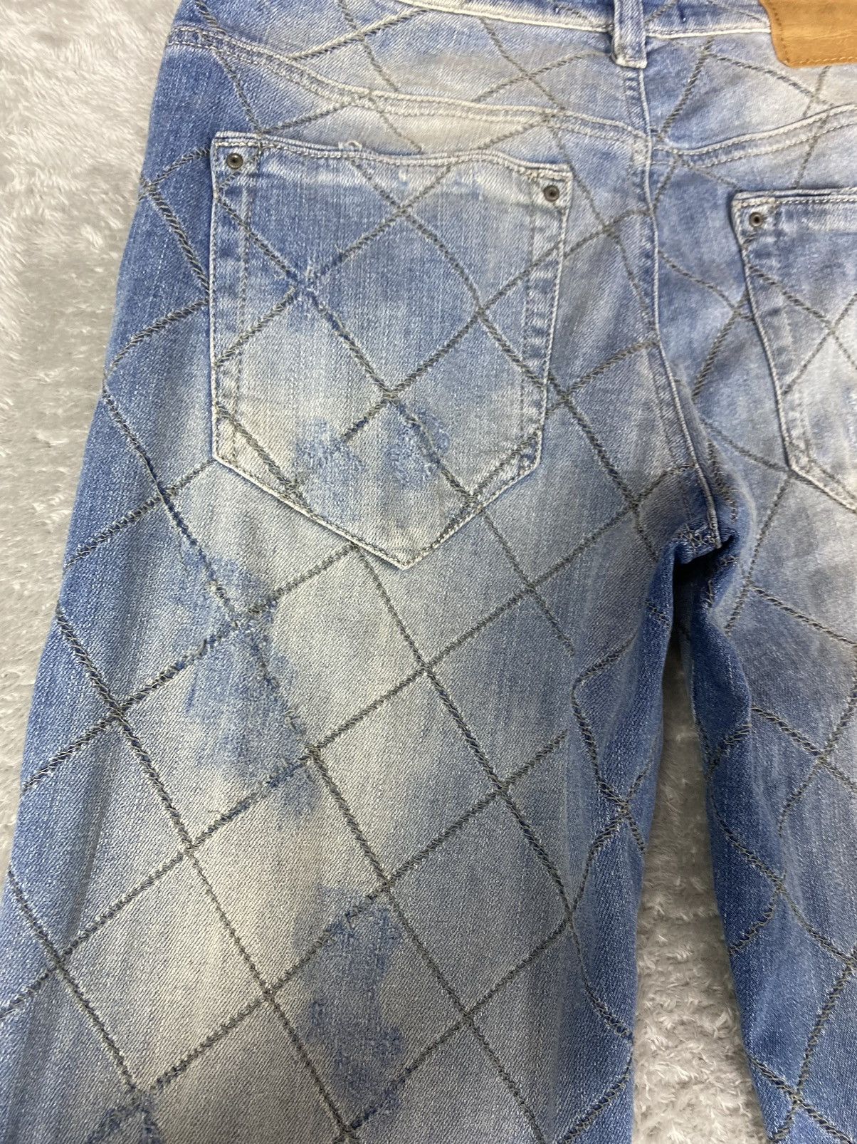 Diesel Diesel Black Gold Flared Distressed Jeans. S0122 Size 26" / US 2 / IT 38 - 16 Thumbnail