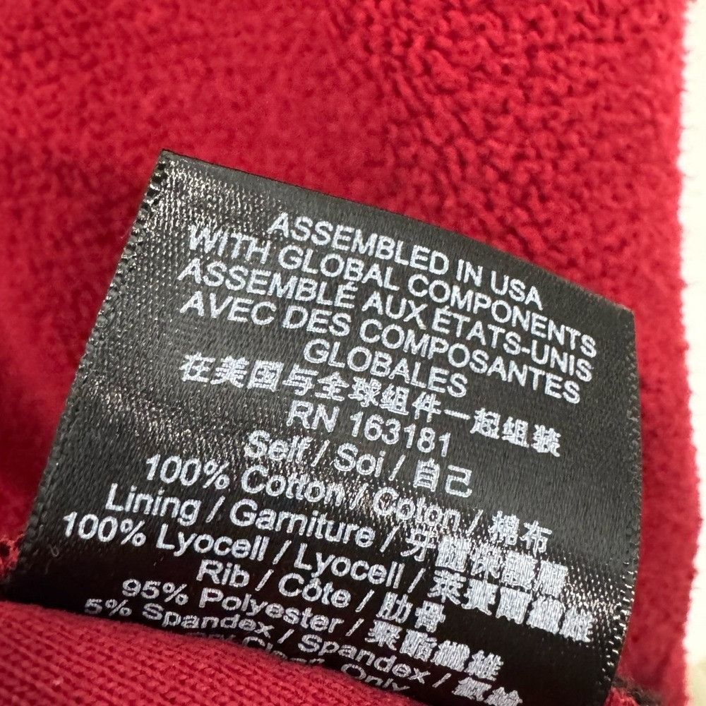 Rhude Rhude Varsity Half-Zip Sweatshirt Red Men’s Size Large Size US L / EU 52-54 / 3 - 4 Thumbnail