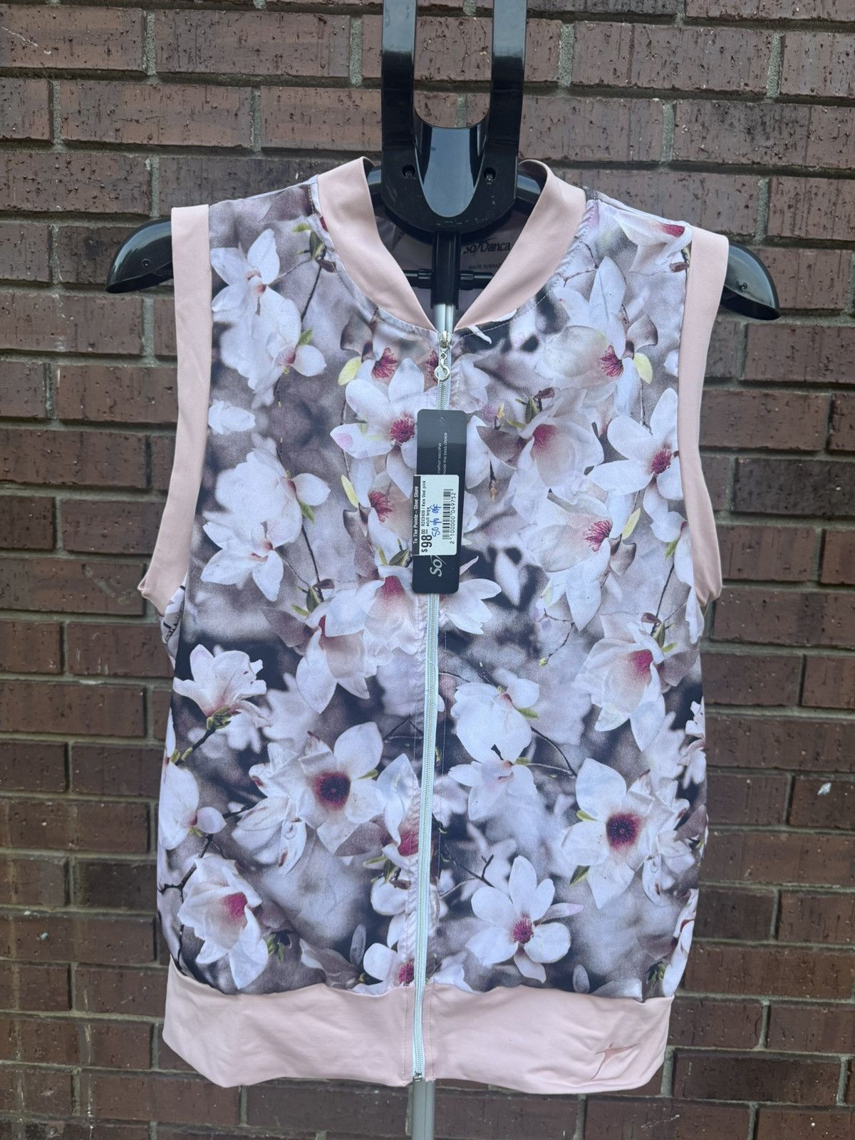 Other So Danca Kaia Vest Floral Flower Petal Pink Medium Dance Size M / US 6-8 / IT 42-44 - 1 Thumbnail