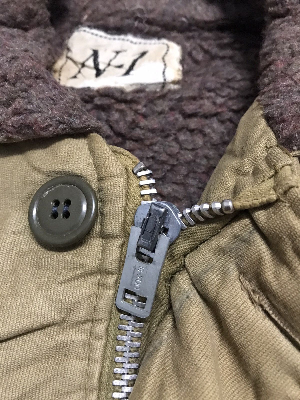 Vintage Vintage N-1 Khaki Jacket Size US XL / EU 56 / 4 - 5 Thumbnail