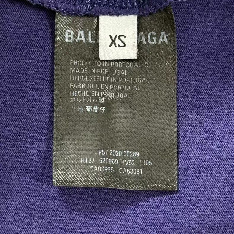 Balenciaga Purple Coke Short Sleeves