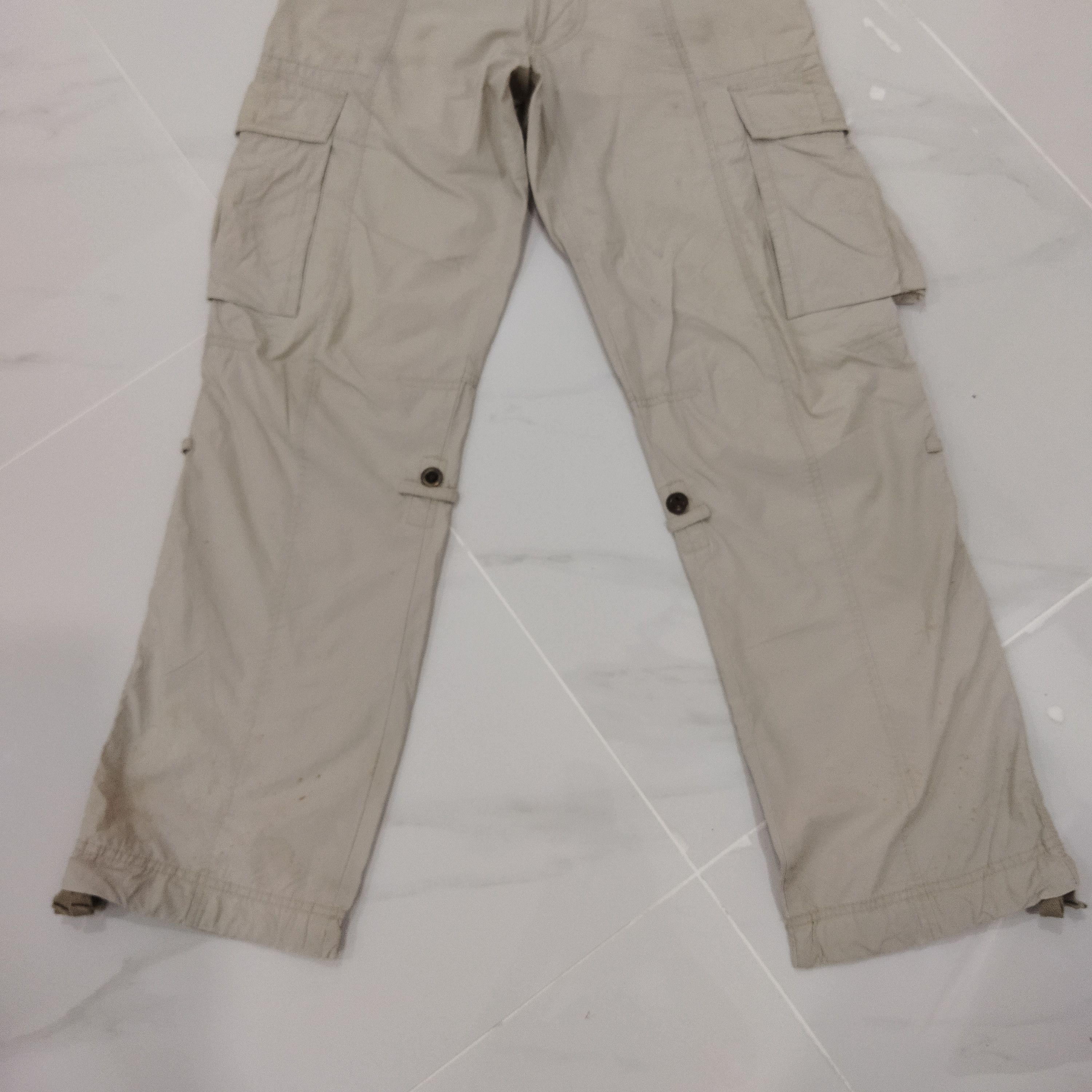 Japanese Brand × Uniqlo UNIQLO FADED WHITE CARGO PANTS Size US 30 / EU 46 - 3 Thumbnail