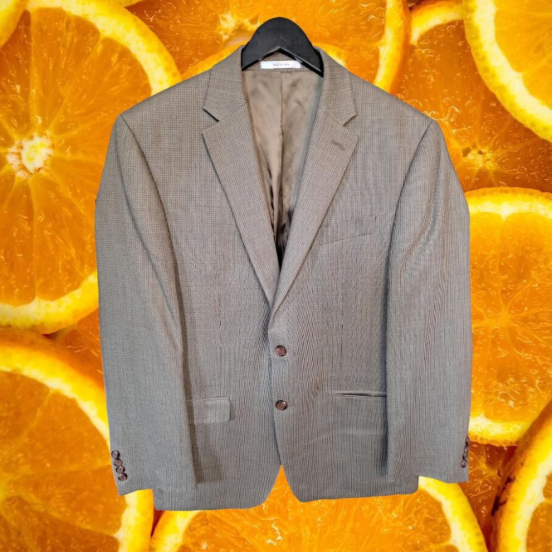 Lauren Ralph Lauren Lauren Ralph Lauren Tan Silk/Wool Tan Plaid Blazer Size 40R Size 40R - 1 Thumbnail