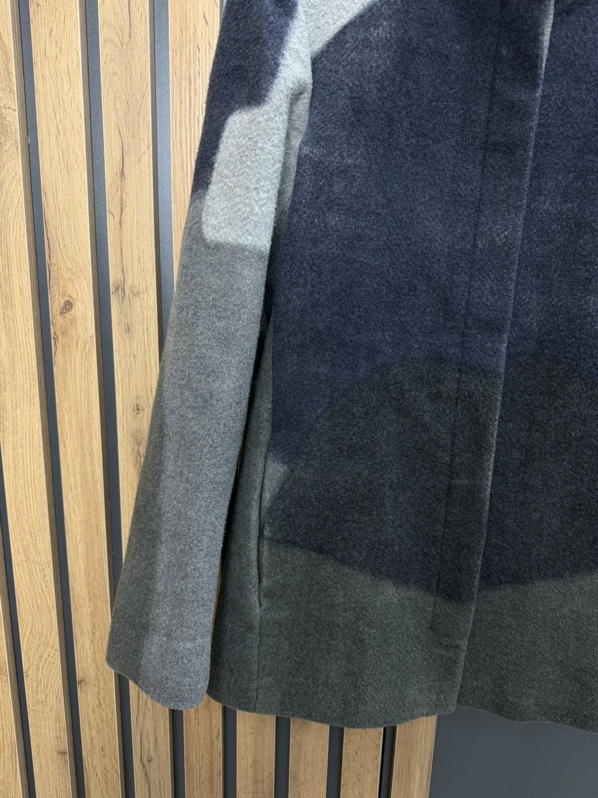 Jil Sander Jil Sander Women Wool Coat Grey Navy Colorblock Size 42 Size M / US 6-8 / IT 42-44 - 12 Thumbnail