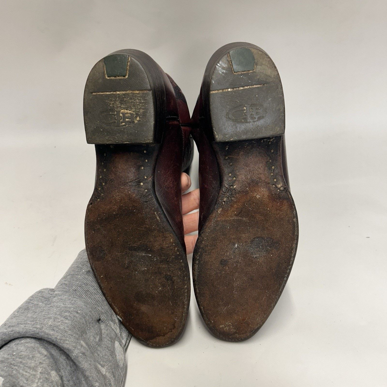 Lucchese Lucchese 2000 Leather Roper Cowboy Boots “Black Cherry” Size US 9 / EU 42 - 10 Thumbnail