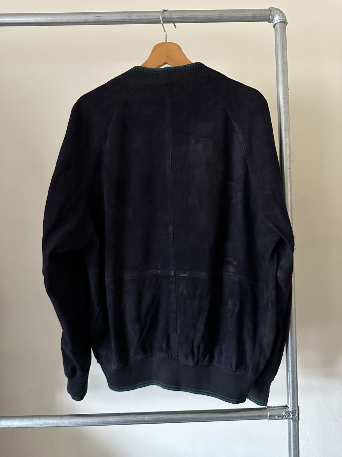 Brioni 1990s Brioni Soft Suede Cardigan Leather Jacket Size US L / EU 52-54 / 3 - 8 Thumbnail