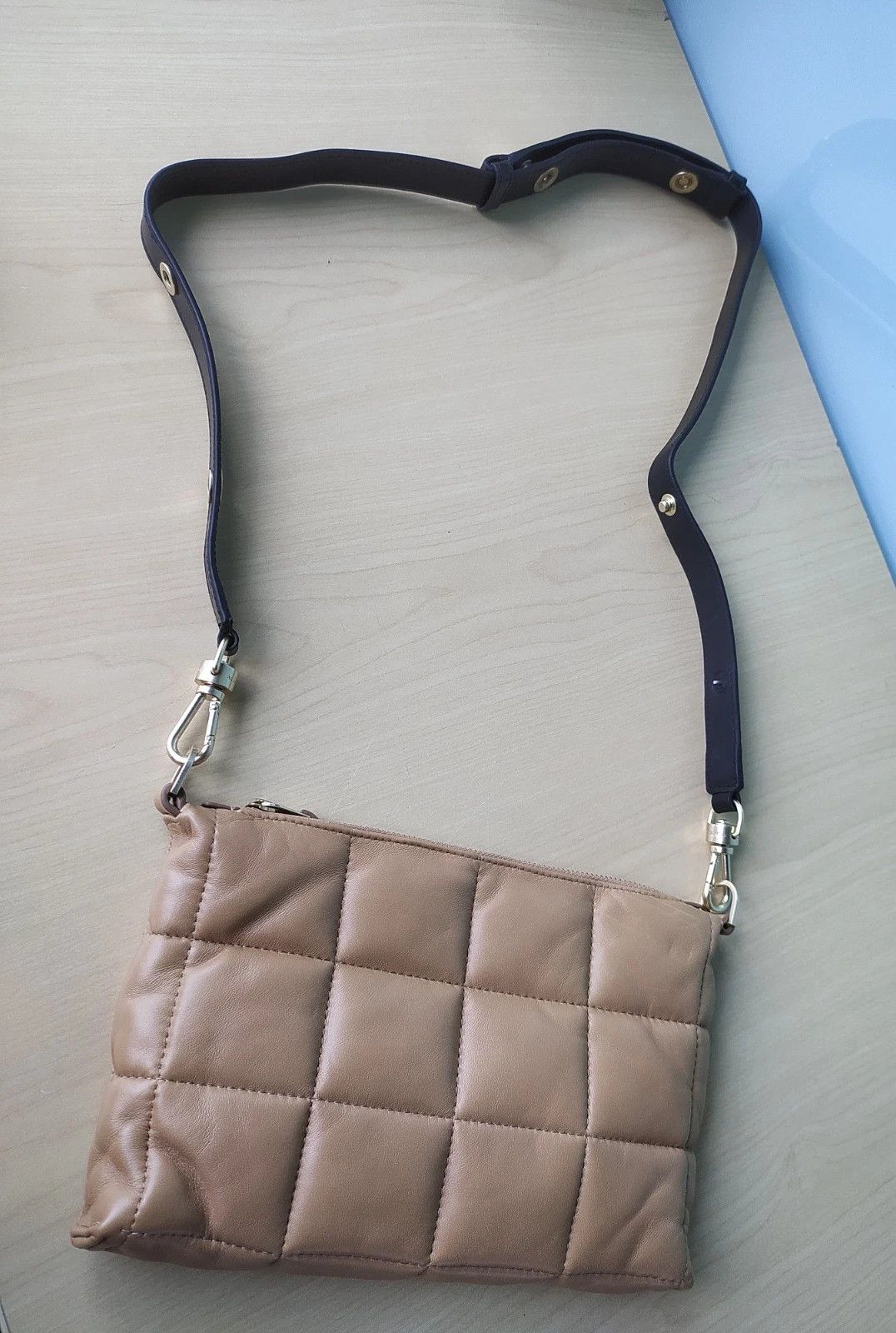Allsaints ALLSAINTS Eve Leather Quilted Crossbody Bag FTP - 8020 Size ONE SIZE - 9 Thumbnail