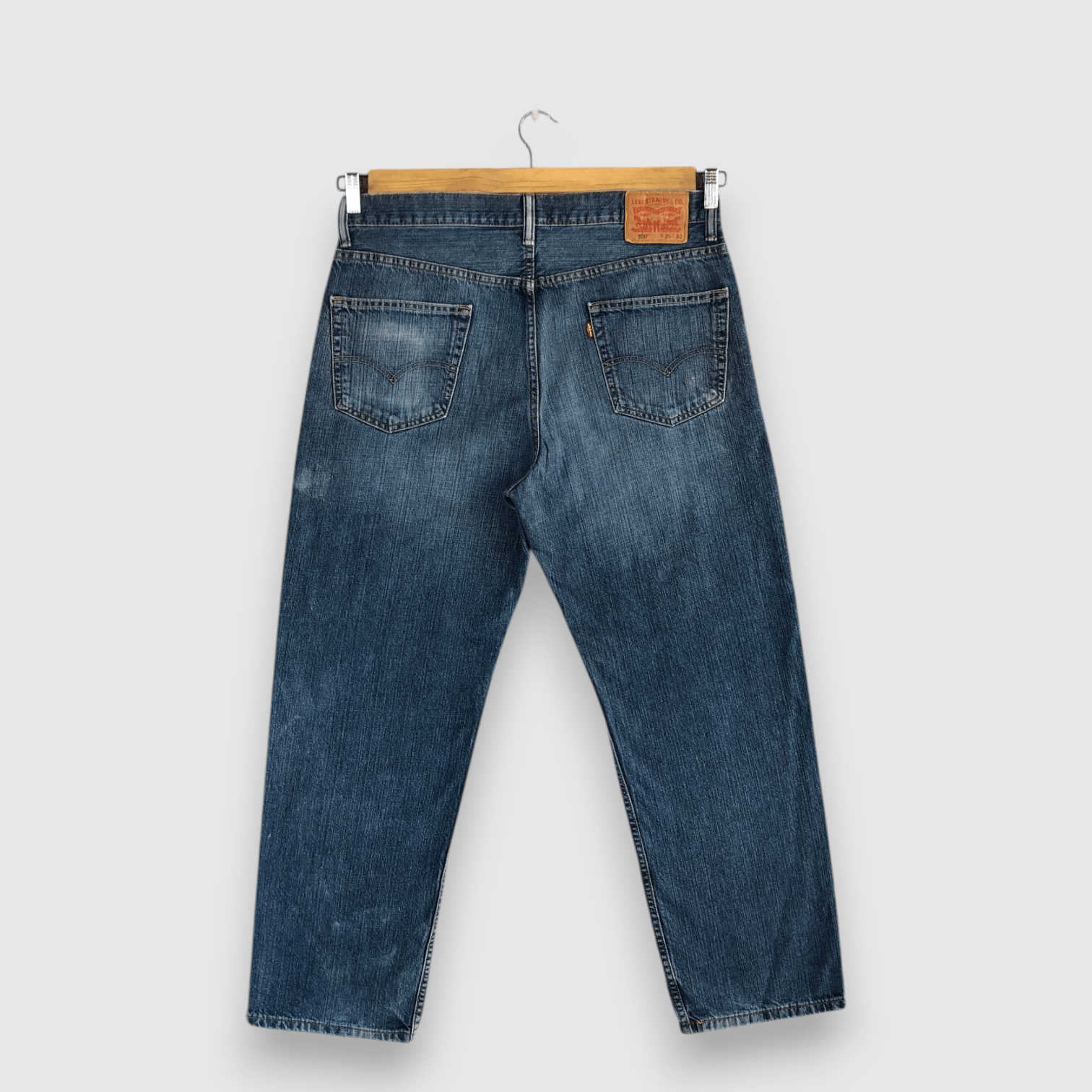 Levi's Vintage Levis Light Wash Jeans Levi's 550 Faded Baggy Denim Size US 36 / EU 52 - 2 Thumbnail