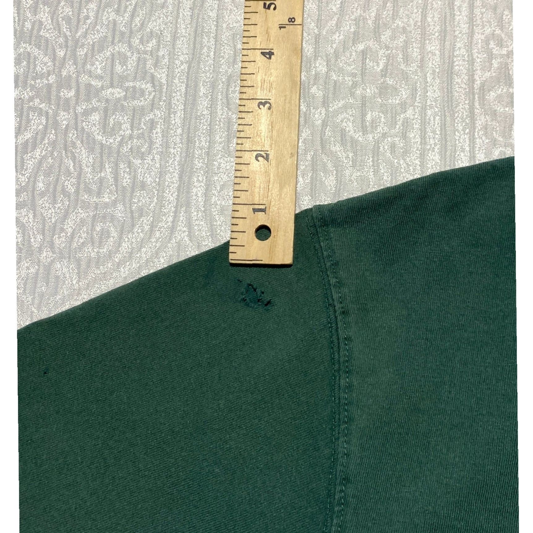 Carhartt VINTAGE Carhartt K87 Pocket T-Shirt Hunter Green Distressed Heavyweight Cotton Mens XL Boys? Size US XL / EU 56 / 4 - 3 Thumbnail