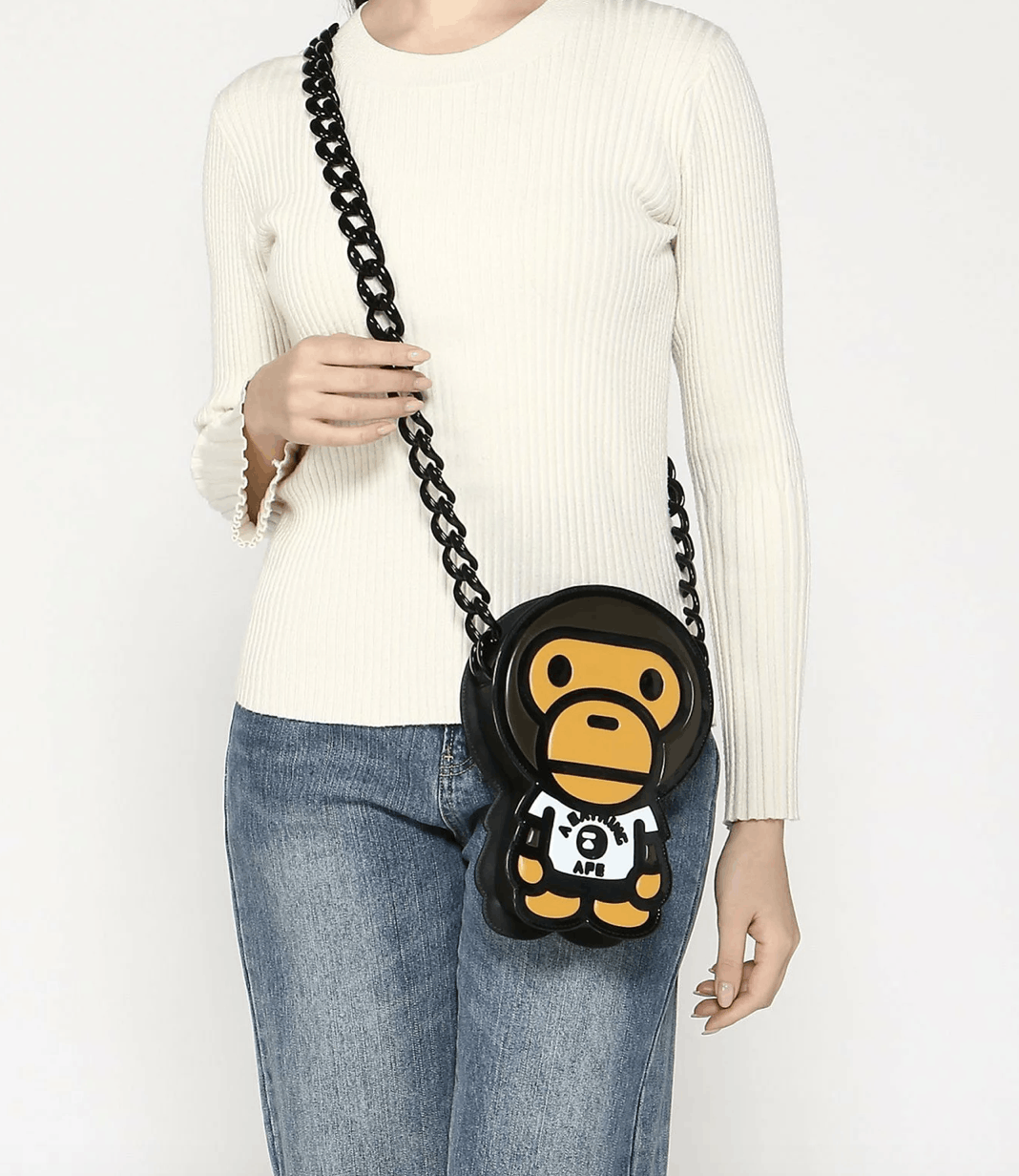Bape Bape BABY MILO leather BAG Size ONE SIZE - 8 Thumbnail