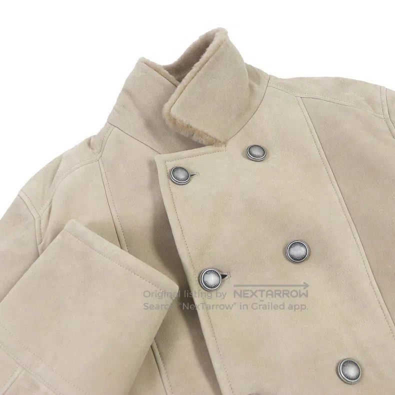 Brunello Cucinelli Brunello Cucinelli Sheepskin Double-Necked Fur Coat with W Size US L / EU 52-54 / 3 - 2 Thumbnail