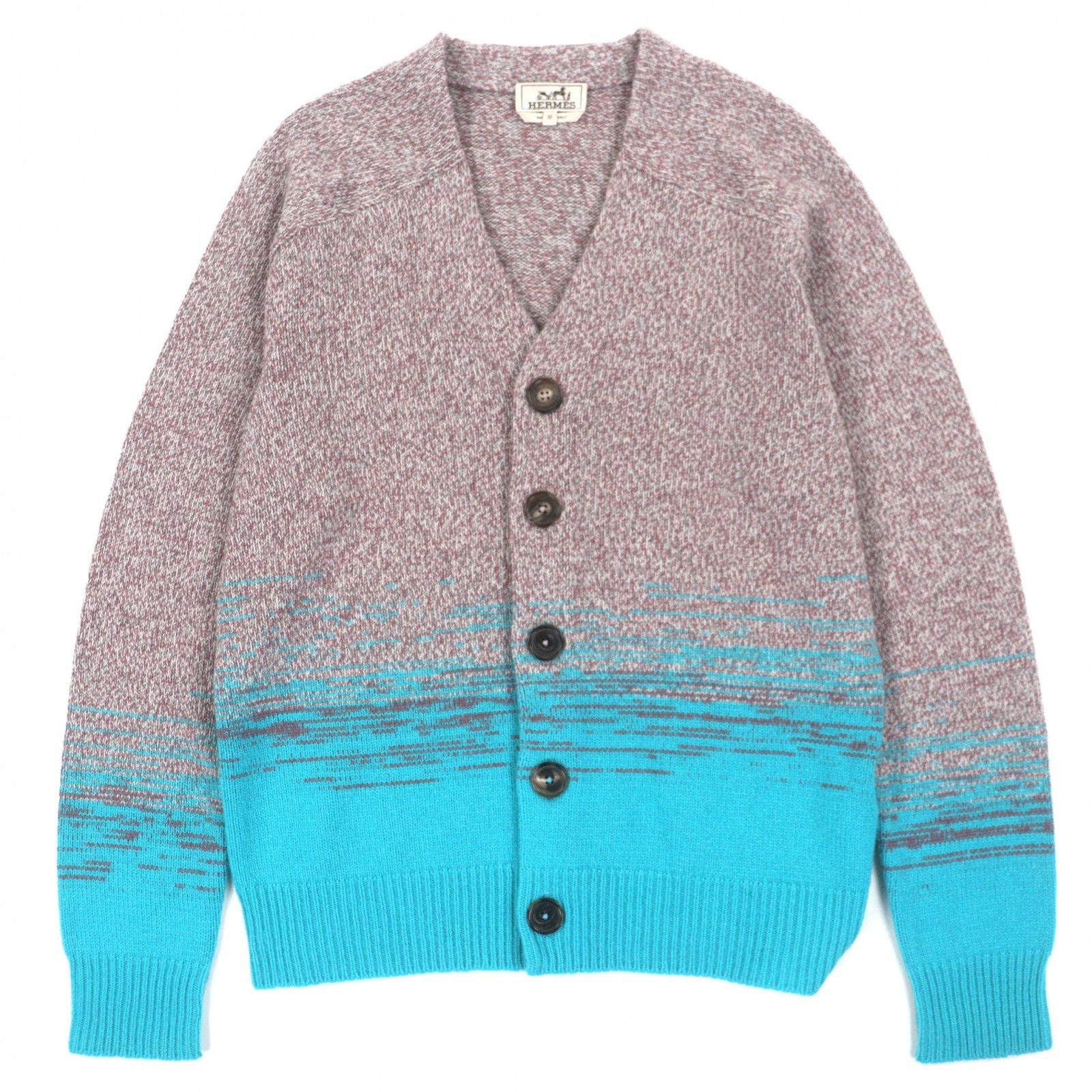 Hermes Hermes Hermes Cashmere Cardigan Textile Tops DUTY FREE for USA Size ONE SIZE - 1 Thumbnail