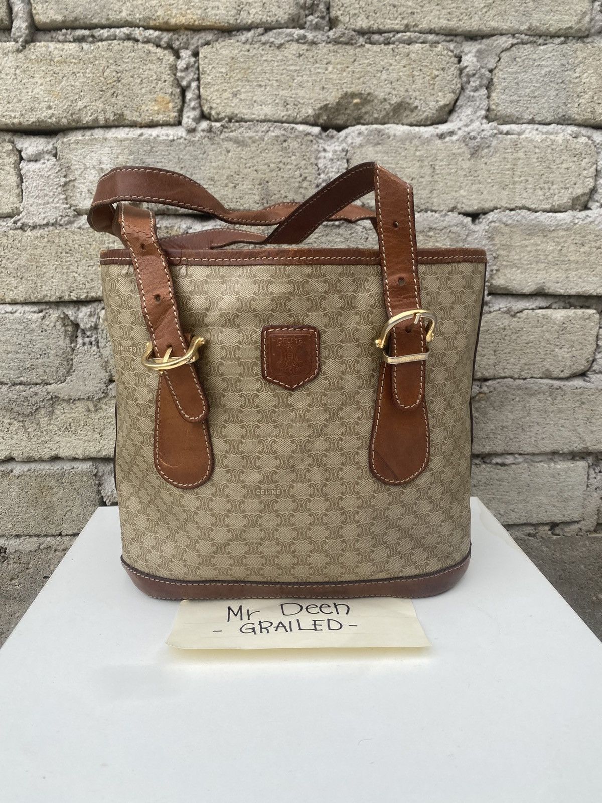 Celine Rare CELINE Monogram Handle Bag Size ONE SIZE - 3 Thumbnail