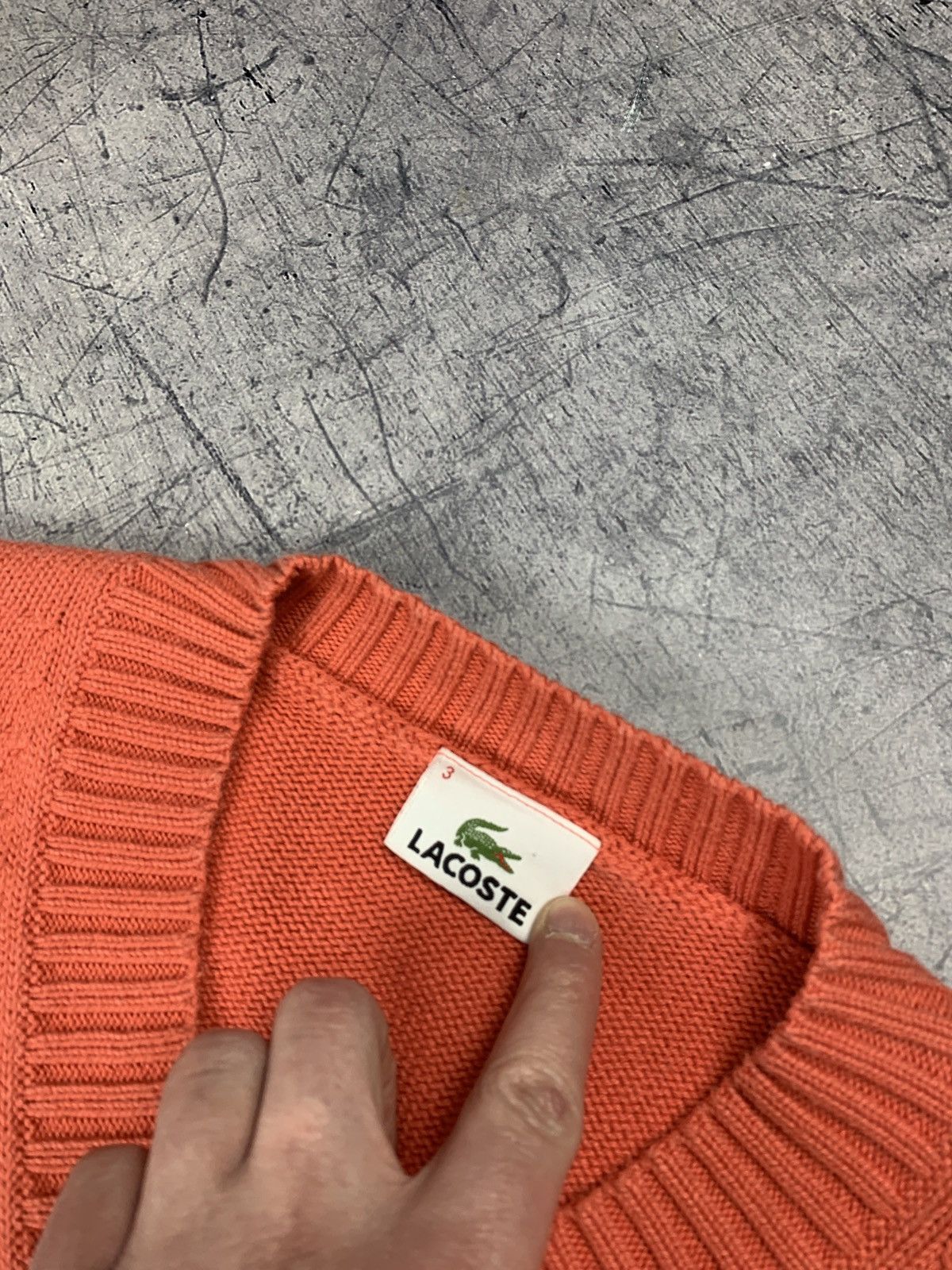 Lacoste Vintage Lacoste Knitted Sweater Embroidered Logo 90s Size US M / EU 48-50 / 2 - 6 Thumbnail
