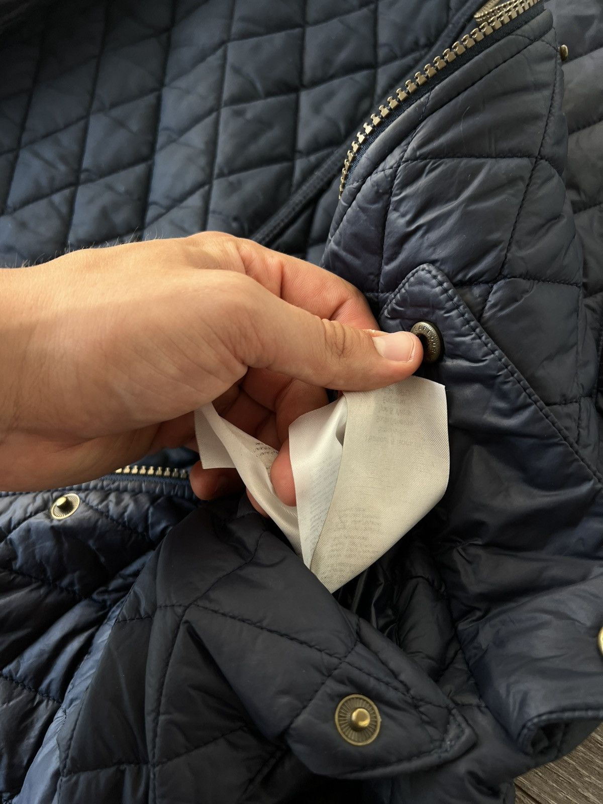 Barbour Vintage Barbour Woman’s Tarn Quilted Avant Garde Jacket Size S / US 4 / IT 40 - 13 Thumbnail