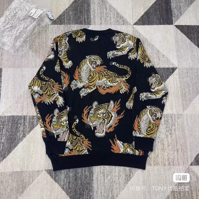 Wacko Maria wacko maria Nissan full print tiger knitted sweater 2503-Ne Size US L / EU 52-54 / 3 - 3 Thumbnail