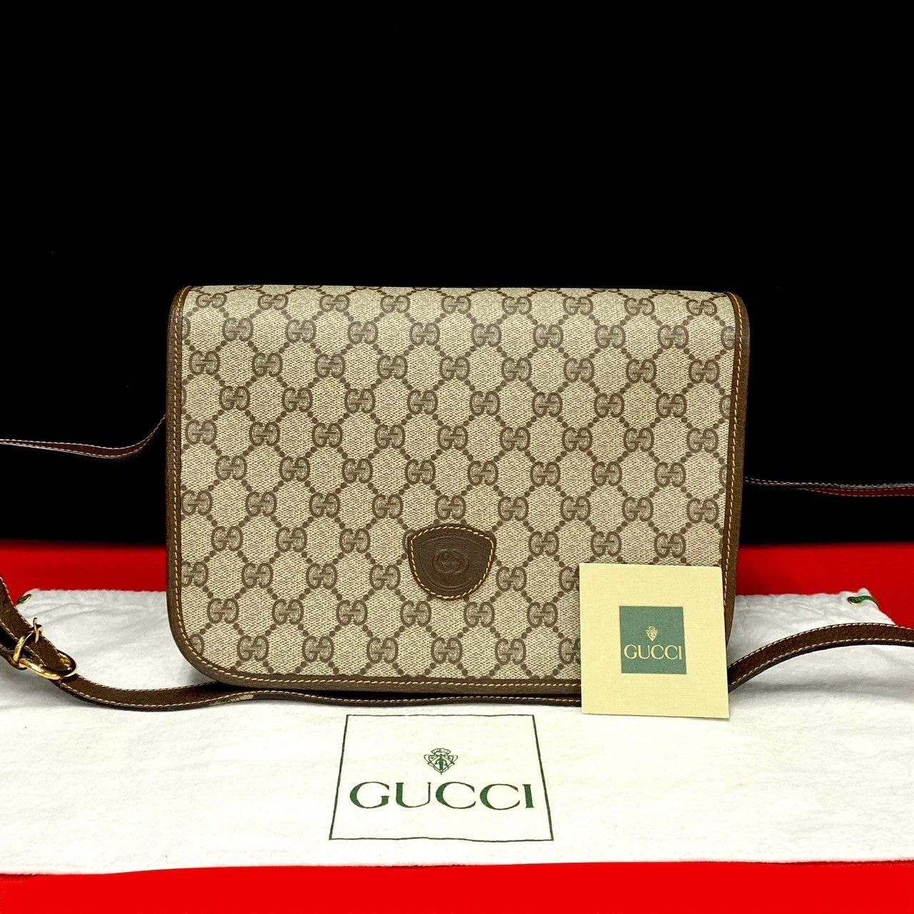 Gucci Gucci Shoulder Bag Brown Leather Size ONE SIZE - 1 Thumbnail