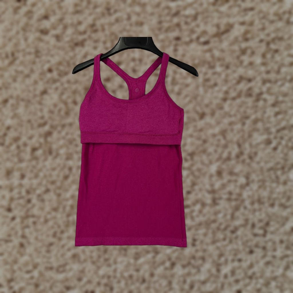 Lululemon Lululemon Shirt Women 6 Purple Tank Sleeveless Built In Bra Casual Workwear Size M / US 6-8 / IT 42-44 - 1 Thumbnail