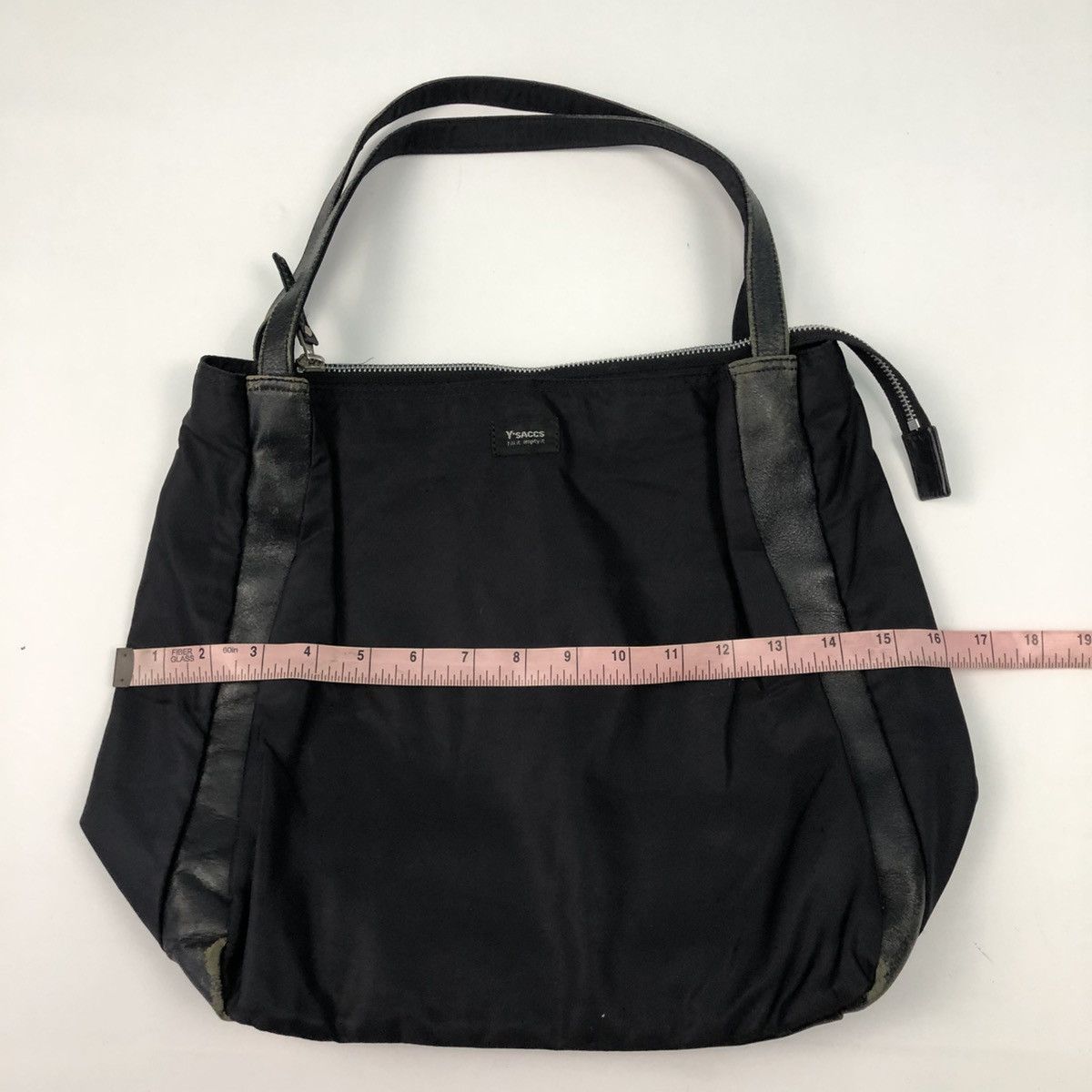 Yohji Yamamoto Y’SACCS ZIPPER VINTAGE TOTE BAG Size ONE SIZE - 9 Thumbnail