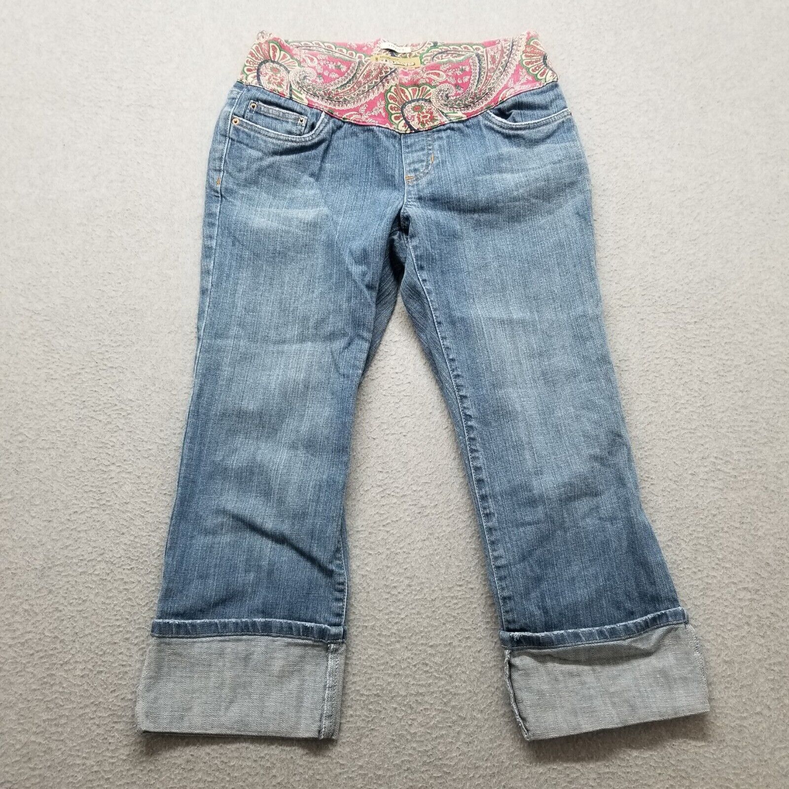 Old Navy Old Navy Maternity Jeans Womens S Blue Denim Stretch Bermuda Size 26" / US 2 / IT 38 - 1 Thumbnail