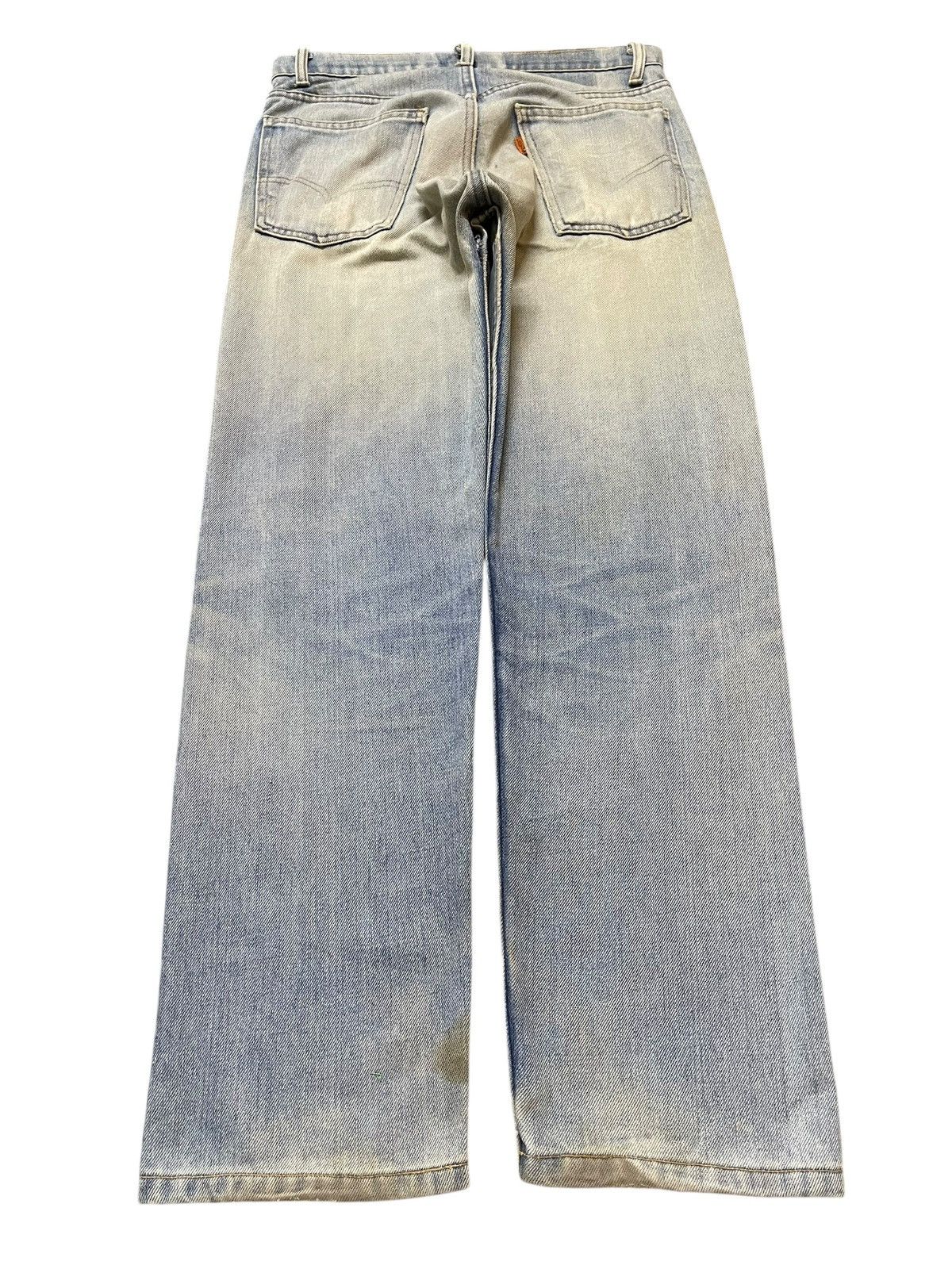 Levi's Crazy Vintage 70s Levis Orange Tab Button #8 Mud Wash Faded Size US 32 / EU 48 - 2 Thumbnail