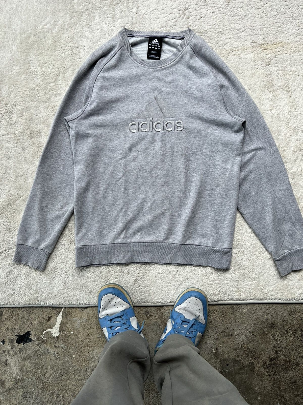 Adidas × Vintage Adidas Sweatshirt Jacket Size US L / EU 52-54 / 3 - 1 Thumbnail