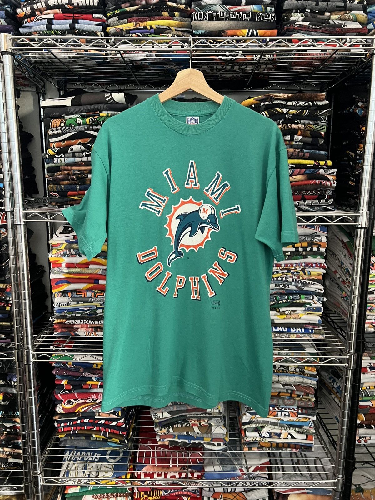 NFL 1997 Team NFL Miami Dolphins Super Bowl Logo Tee Size US L / EU 52-54 / 3 - 1 Thumbnail