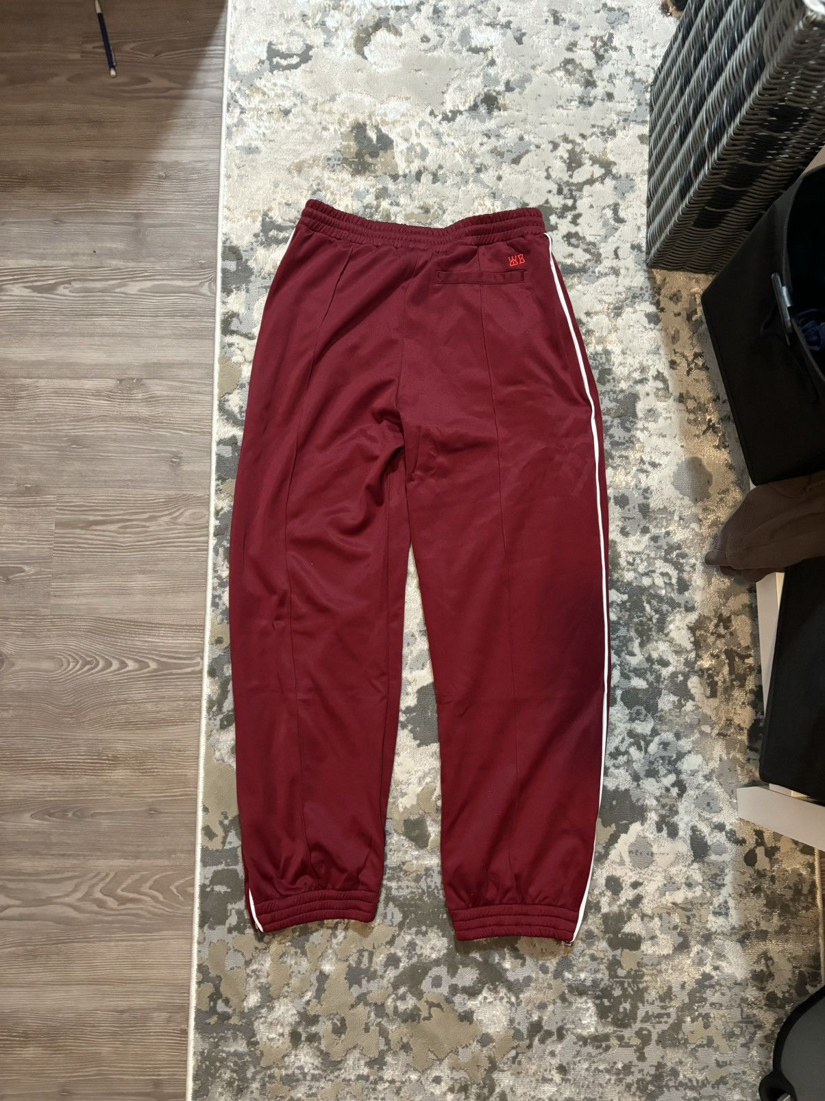 Wales Bonner Wales bonner Adidas burgundy Essence track pants Size US 32 / EU 48 - 2 Thumbnail