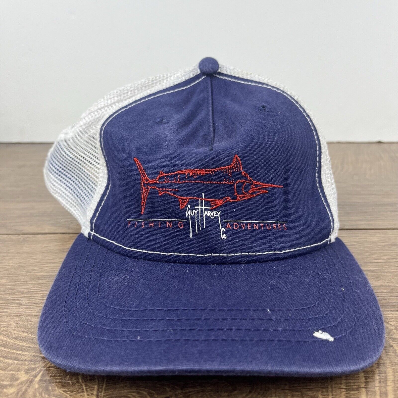 Guy Harvey Guy Harvey Fishing Snapback Hat Blue Adjustable Hat Blue Adu Size ONE SIZE - 4 Thumbnail